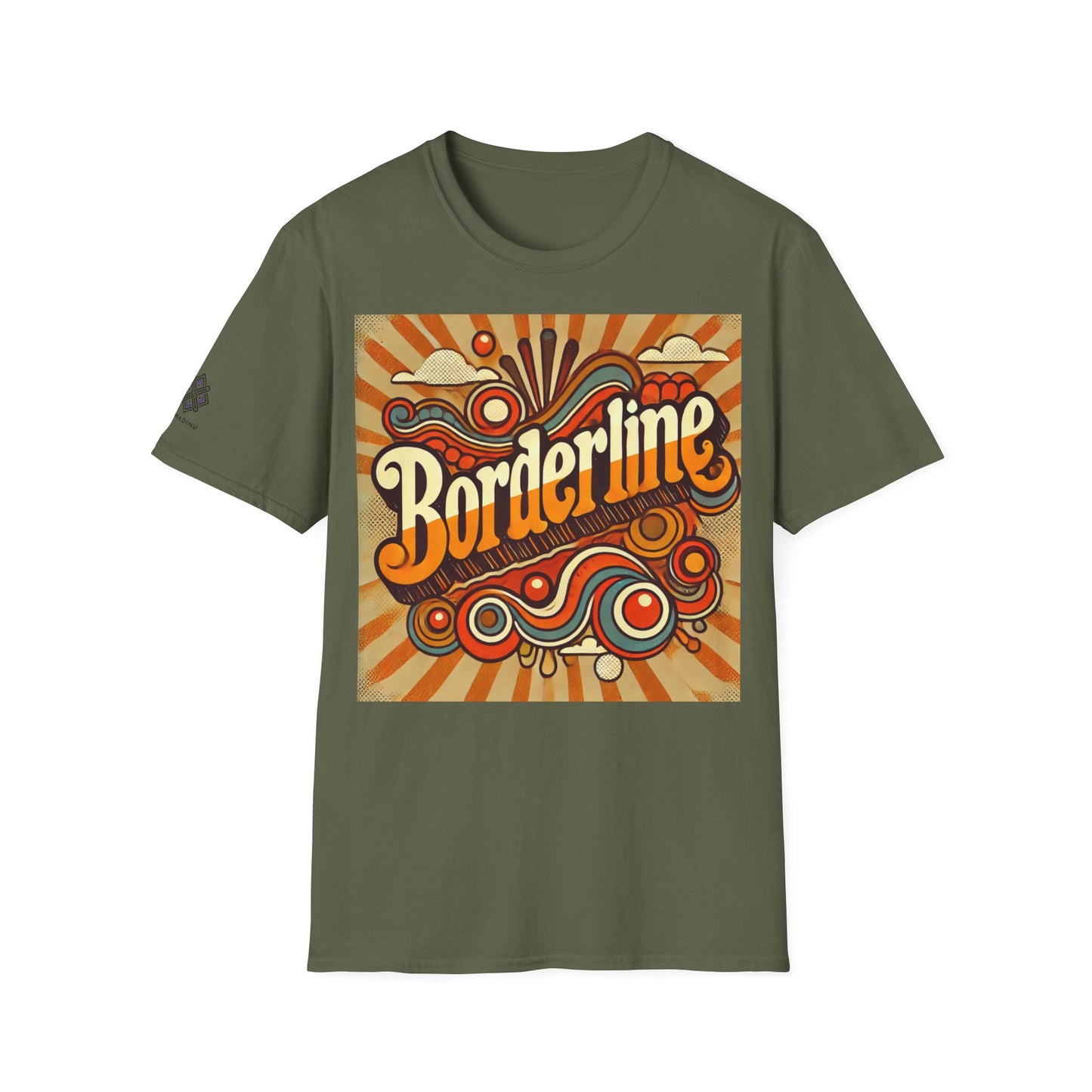 Borderline T-Shirt 70s  - Unisex Softstyle T-Shirt