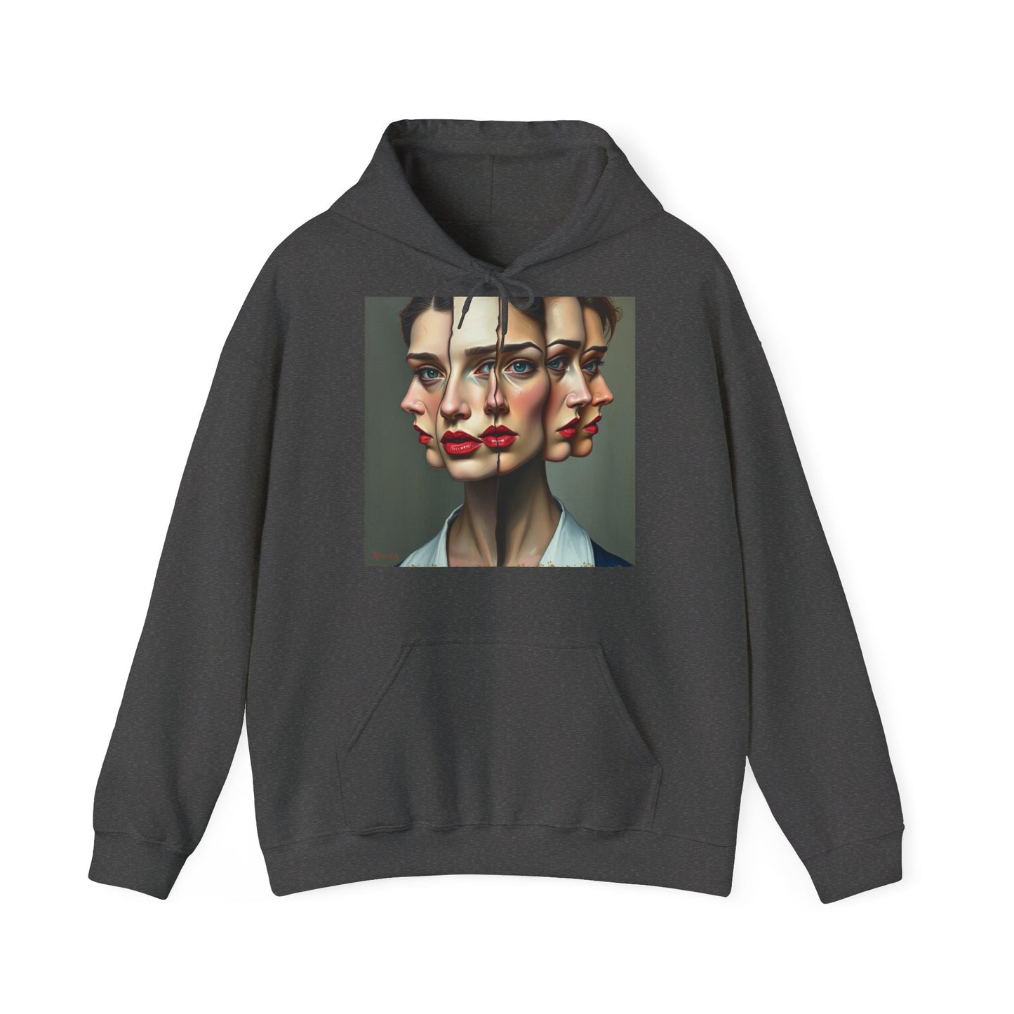 Hoodie "Reflets Fragmentés" - Unisex Heavy Blend™ Hooded Sweatshirt