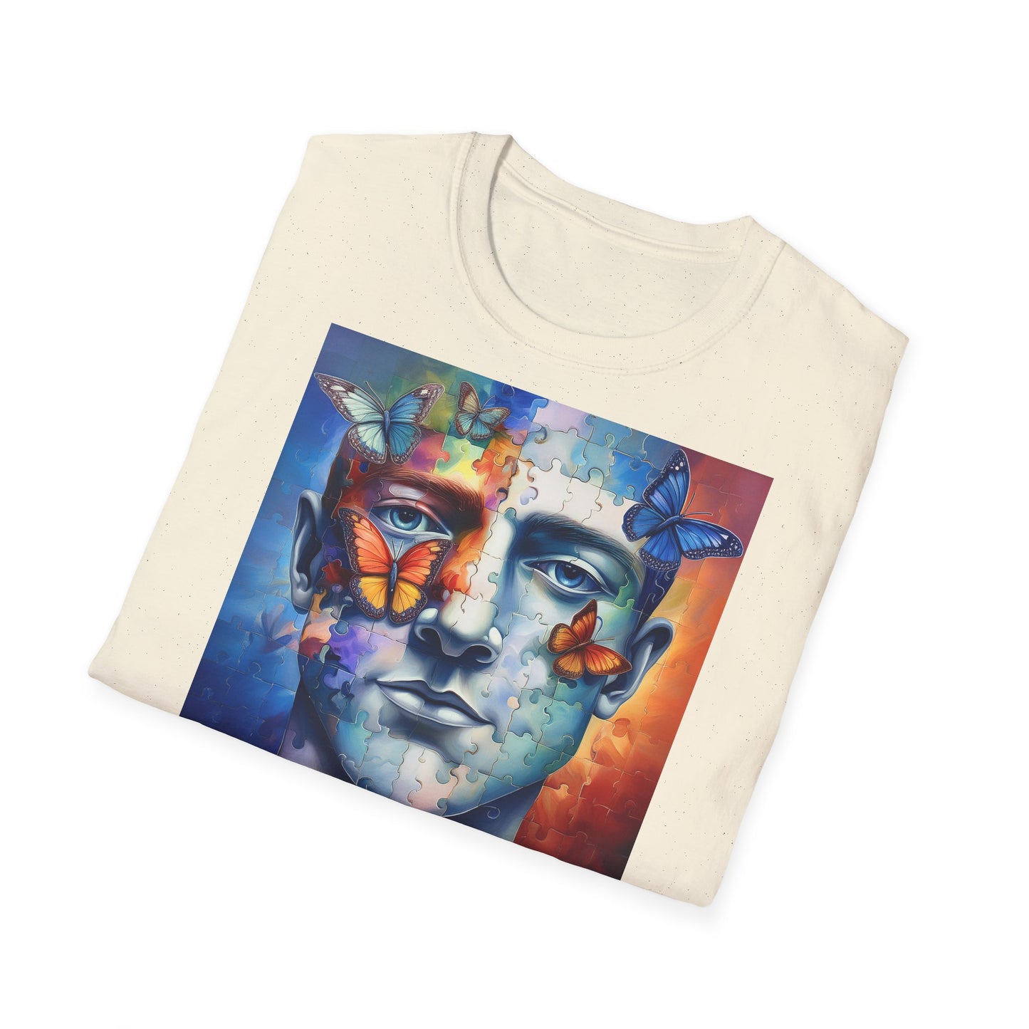 T-shirt "Puzzle de l’Âme" - Unisex Softstyle T-Shirt