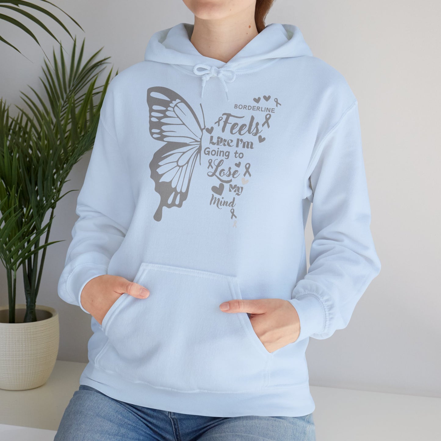 Hoodie "Le Vol Fragile de l’Esprit" - Unisex Heavy Blend™ Hooded Sweatshirt