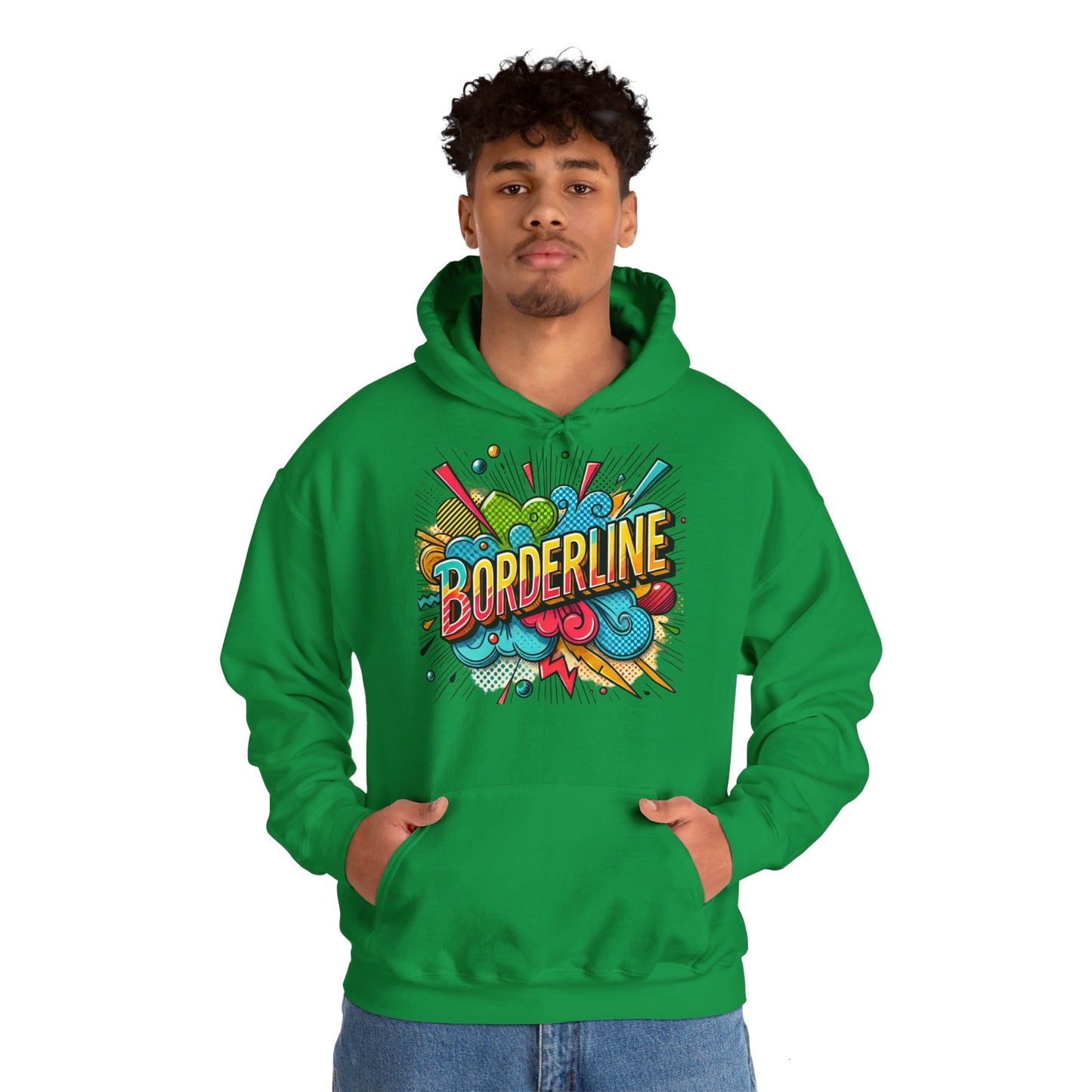 Hoodie " Borderline Kaboom" - Unisex Heavy Blend™ Hooded Sweatshirt