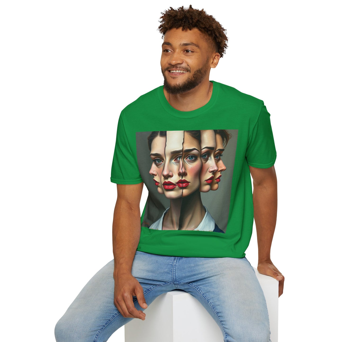 T-shirt " Reflets Fragmentés" TDI/DID - Unisex Softstyle T-Shirt