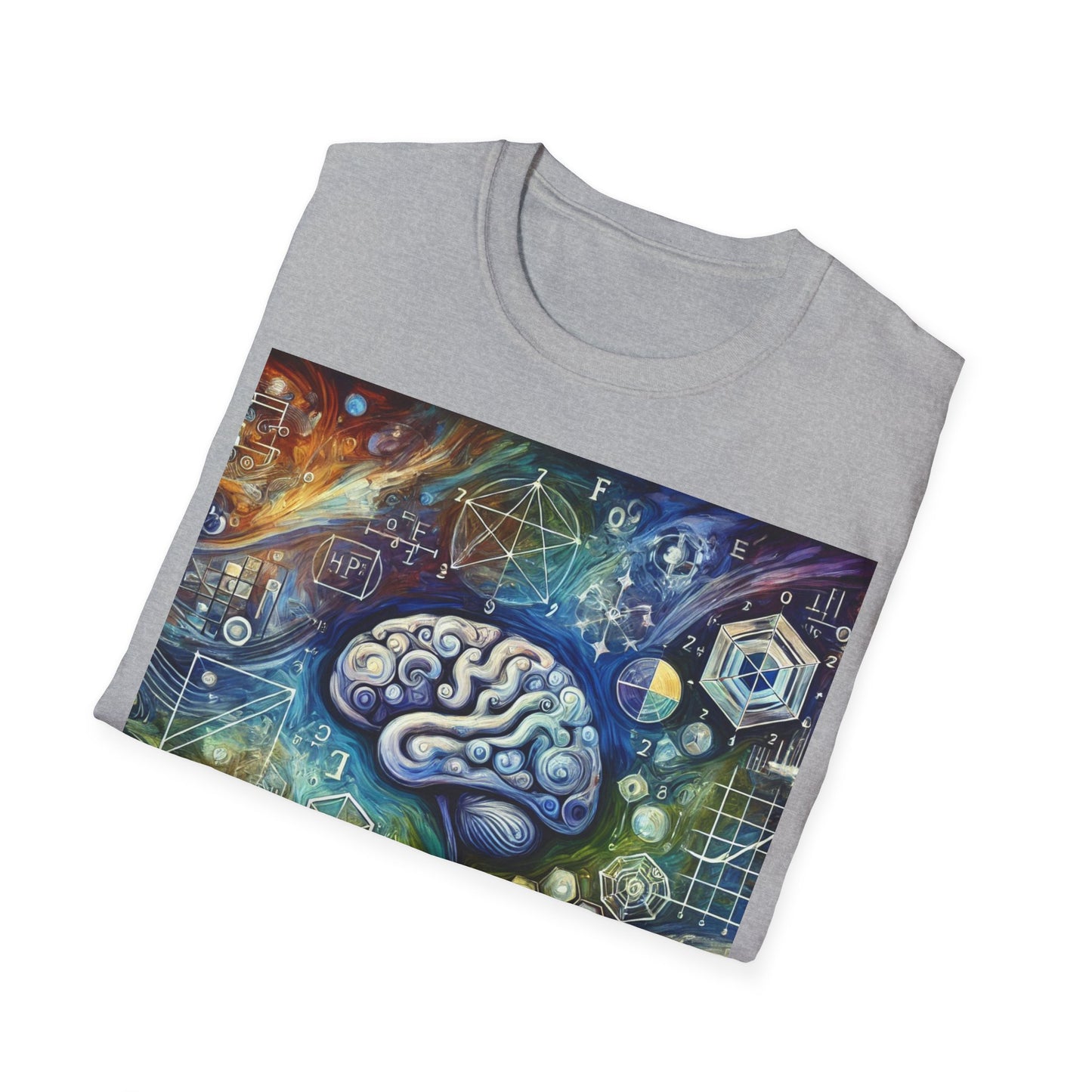 t-shirt "The brain " HPI / Gifted - Unisex Softstyle T-Shirt