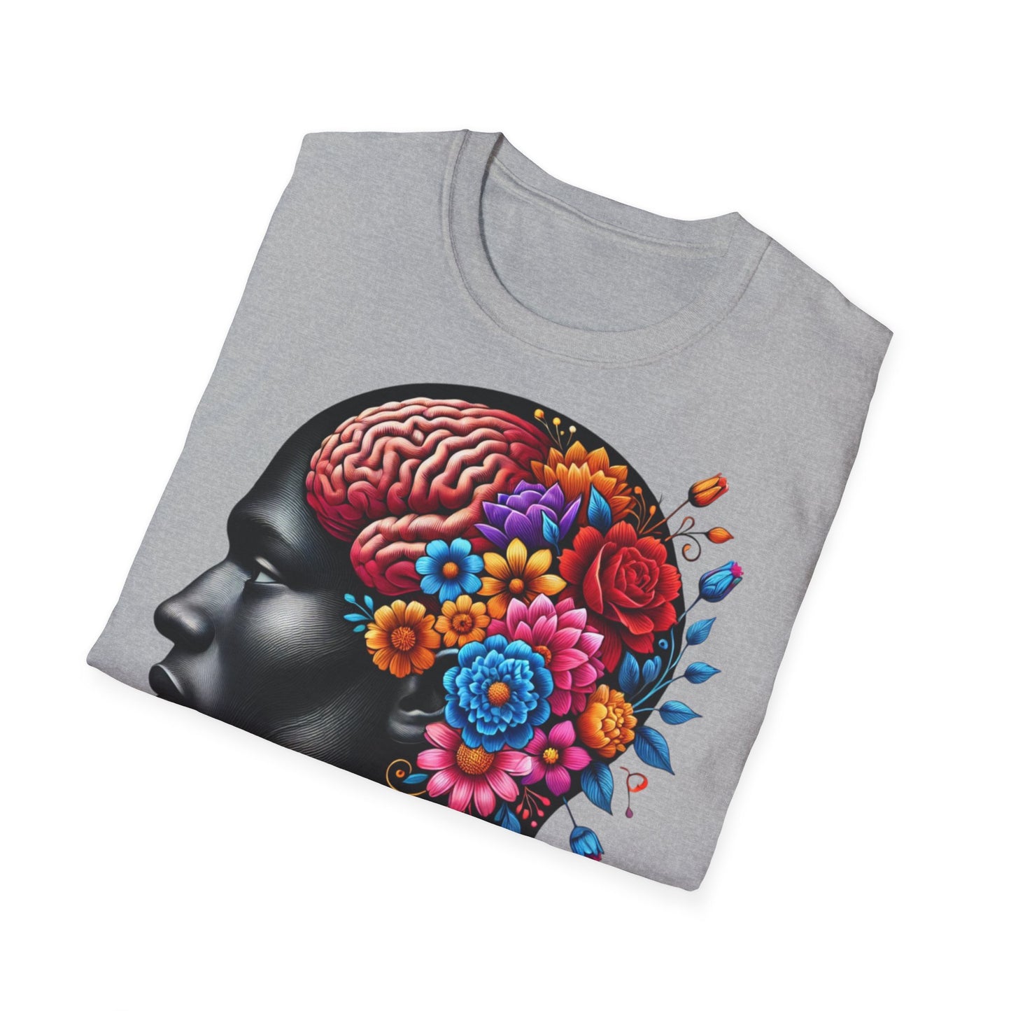 Homme Black Neurodiversity - Unisex Softstyle T-Shirt