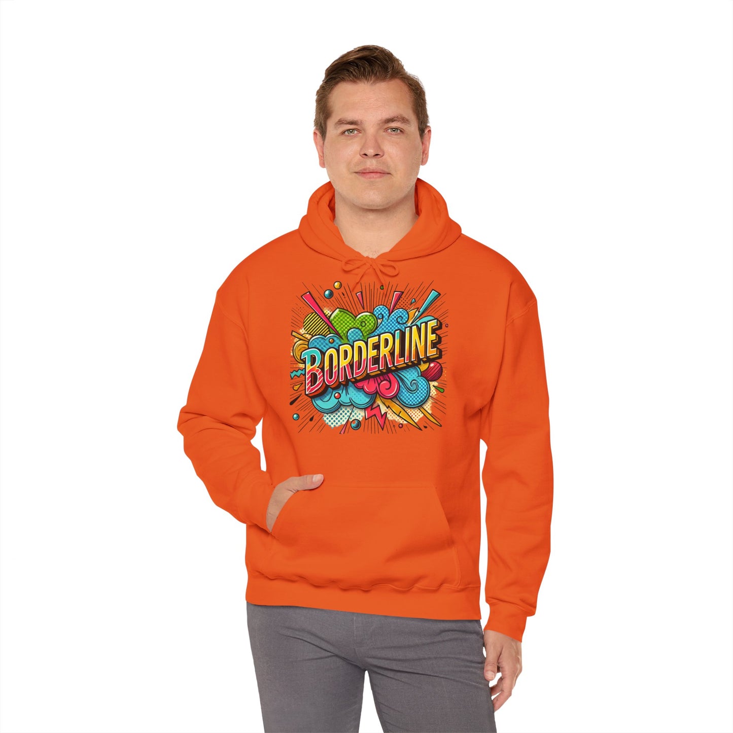 Hoodie " Borderline Kaboom" - Unisex Heavy Blend™ Hooded Sweatshirt