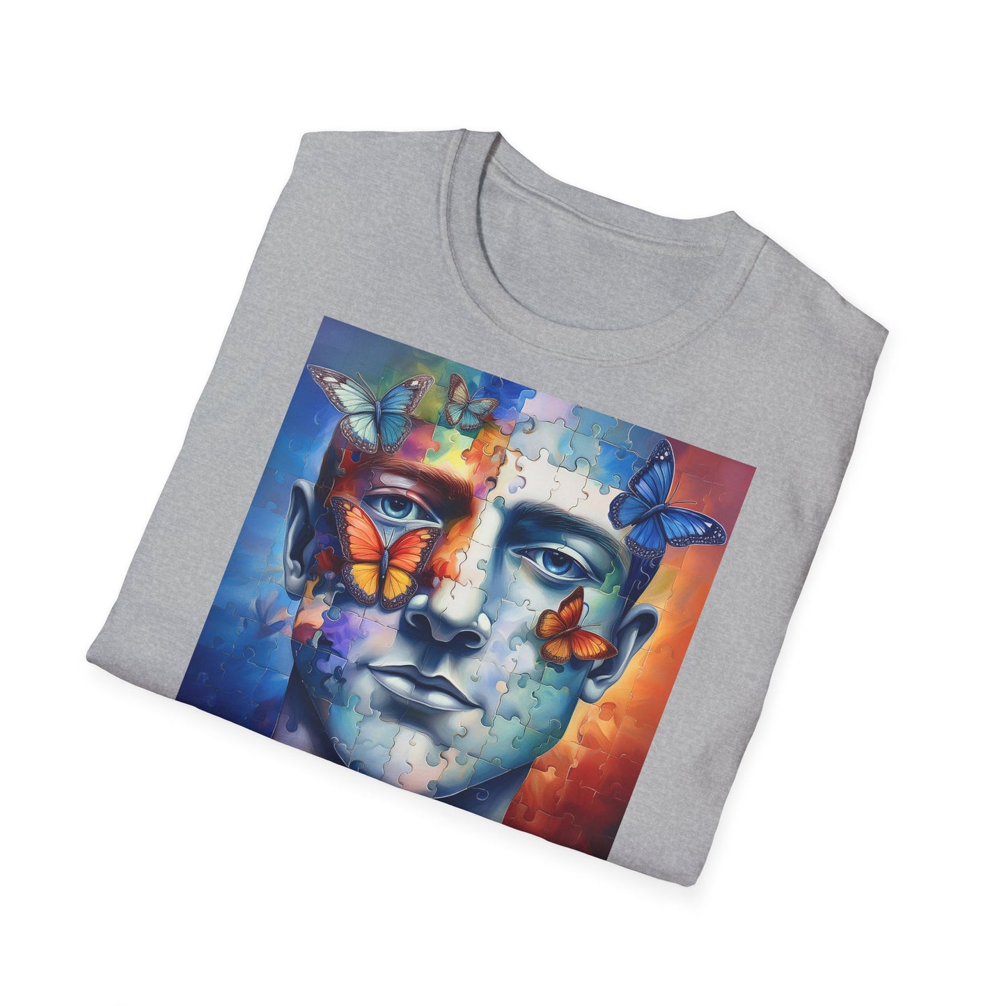 T-shirt "Puzzle de l’Âme" - Unisex Softstyle T-Shirt