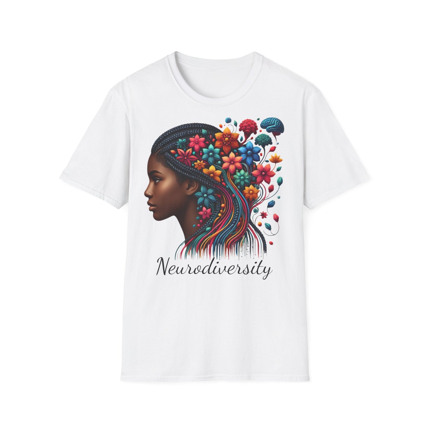 Femme Black Neurodiversity - Unisex Softstyle T-Shirt