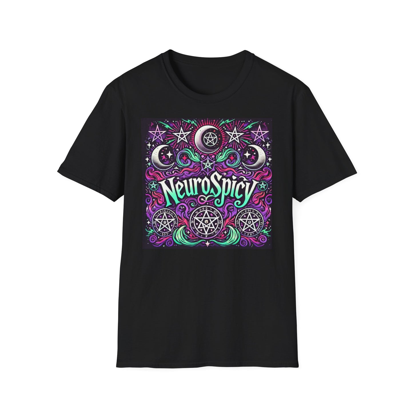 T-shirt "Wicca Neurospicy" - Unisex Softstyle T-Shirt