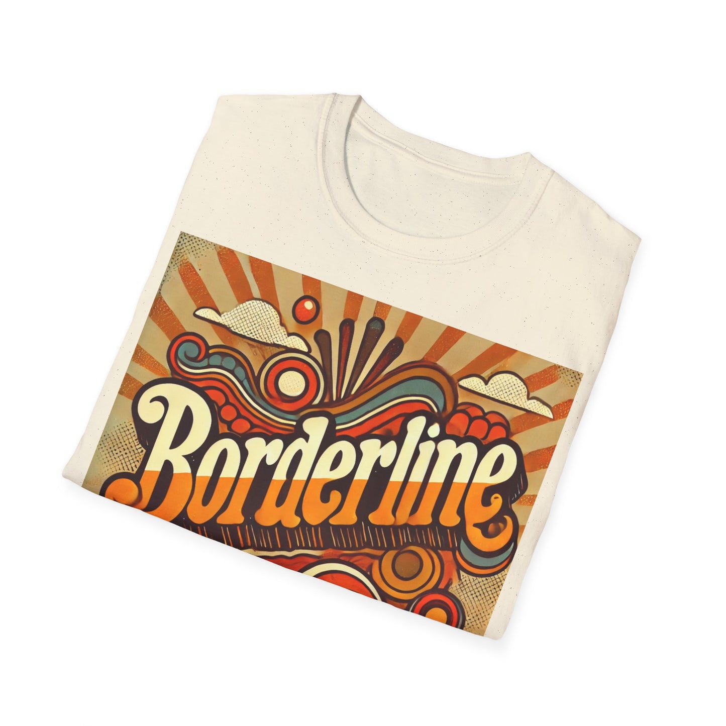 Borderline T-Shirt 70s  - Unisex Softstyle T-Shirt