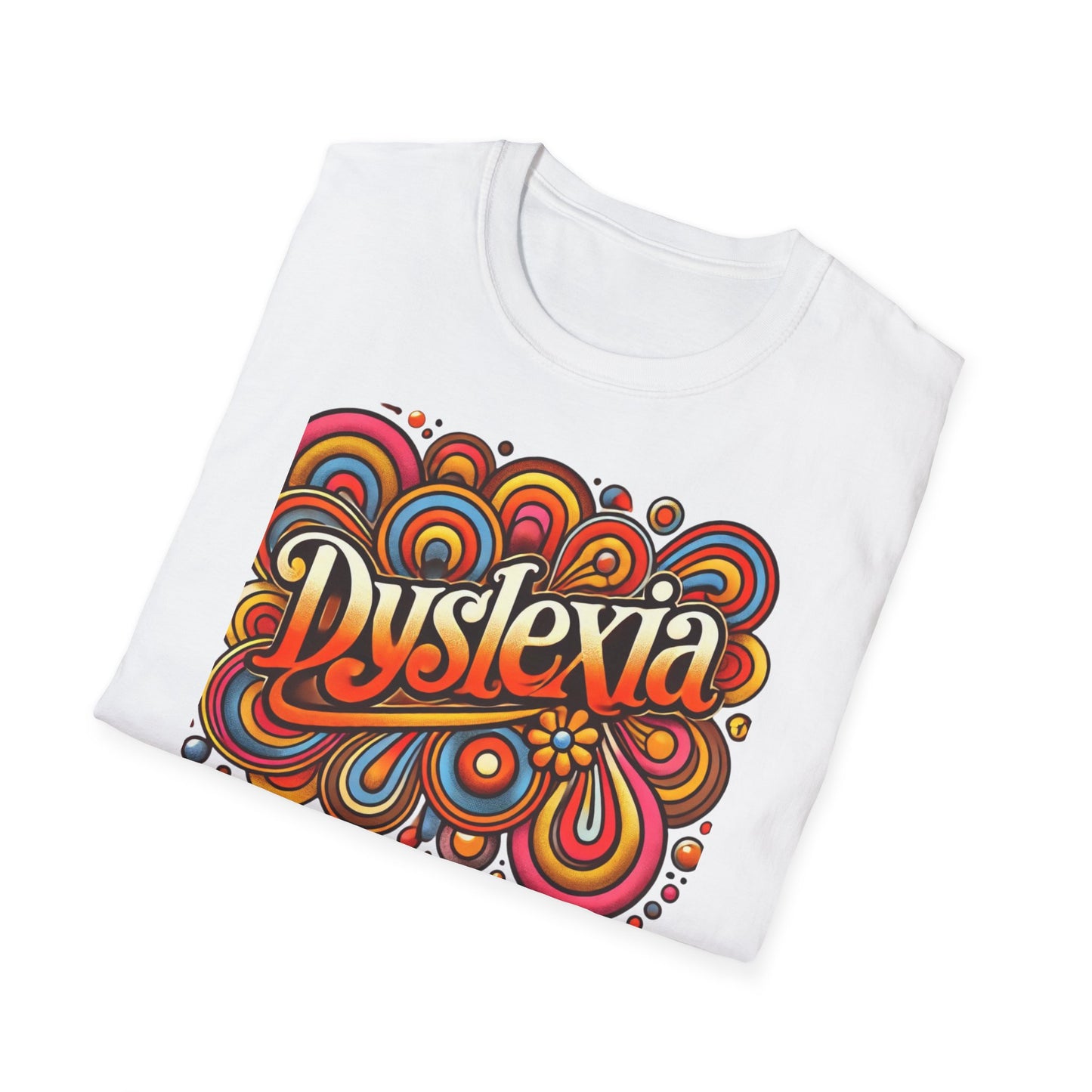 T-Shirt Dyslexia 70s -Unisex Softstyle T-Shirt