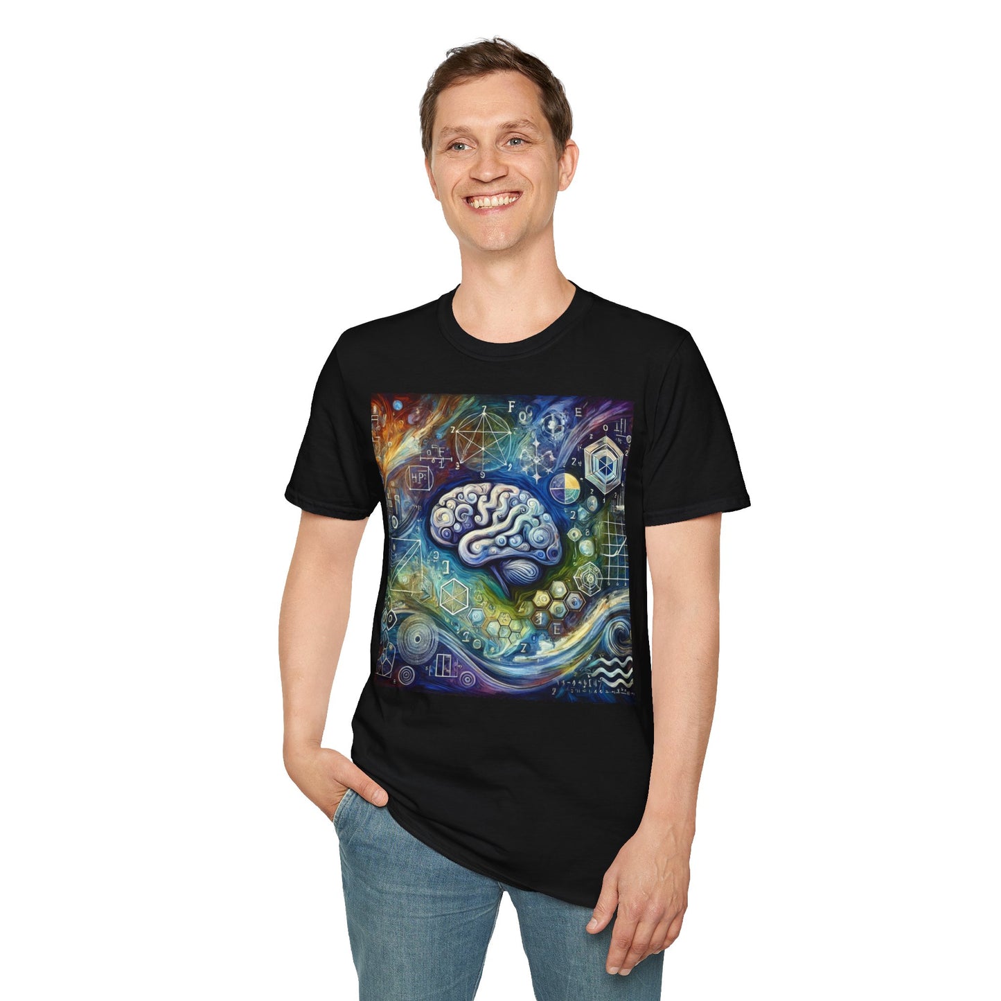 t-shirt "The brain " HPI / Gifted - Unisex Softstyle T-Shirt