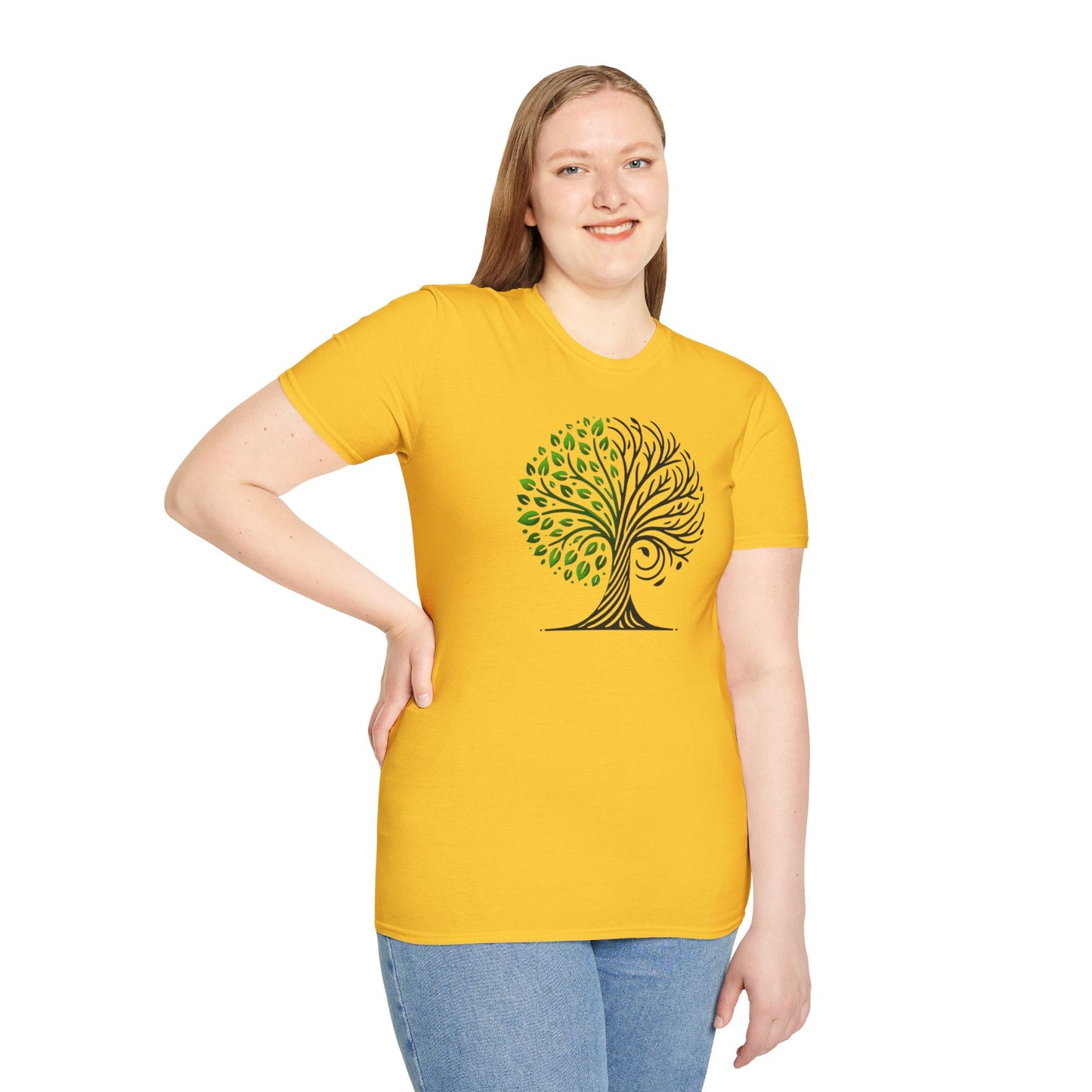 t-shirt "Symbole de l'arbre bipolaire" -Unisex Softstyle T-Shirt