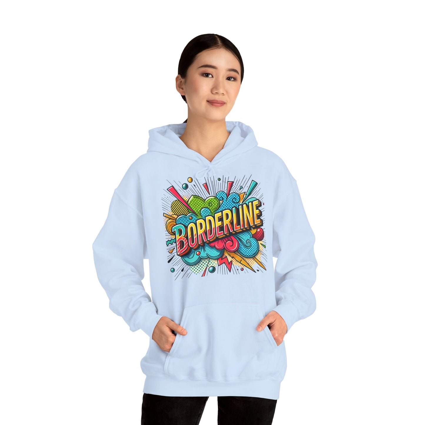 Hoodie " Borderline Kaboom" - Unisex Heavy Blend™ Hooded Sweatshirt