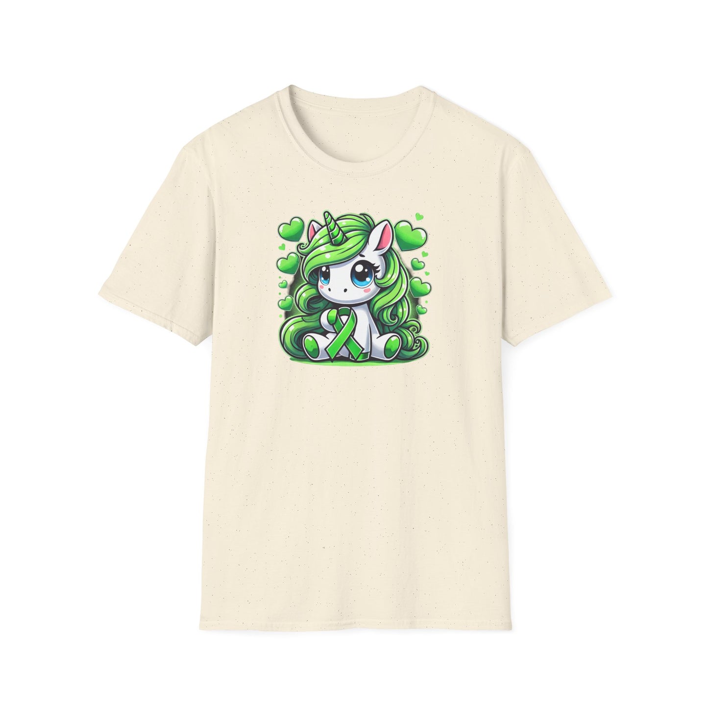 T-shirt "Licorne Ruban Bipolaire" - Unisex Softstyle T-Shirt