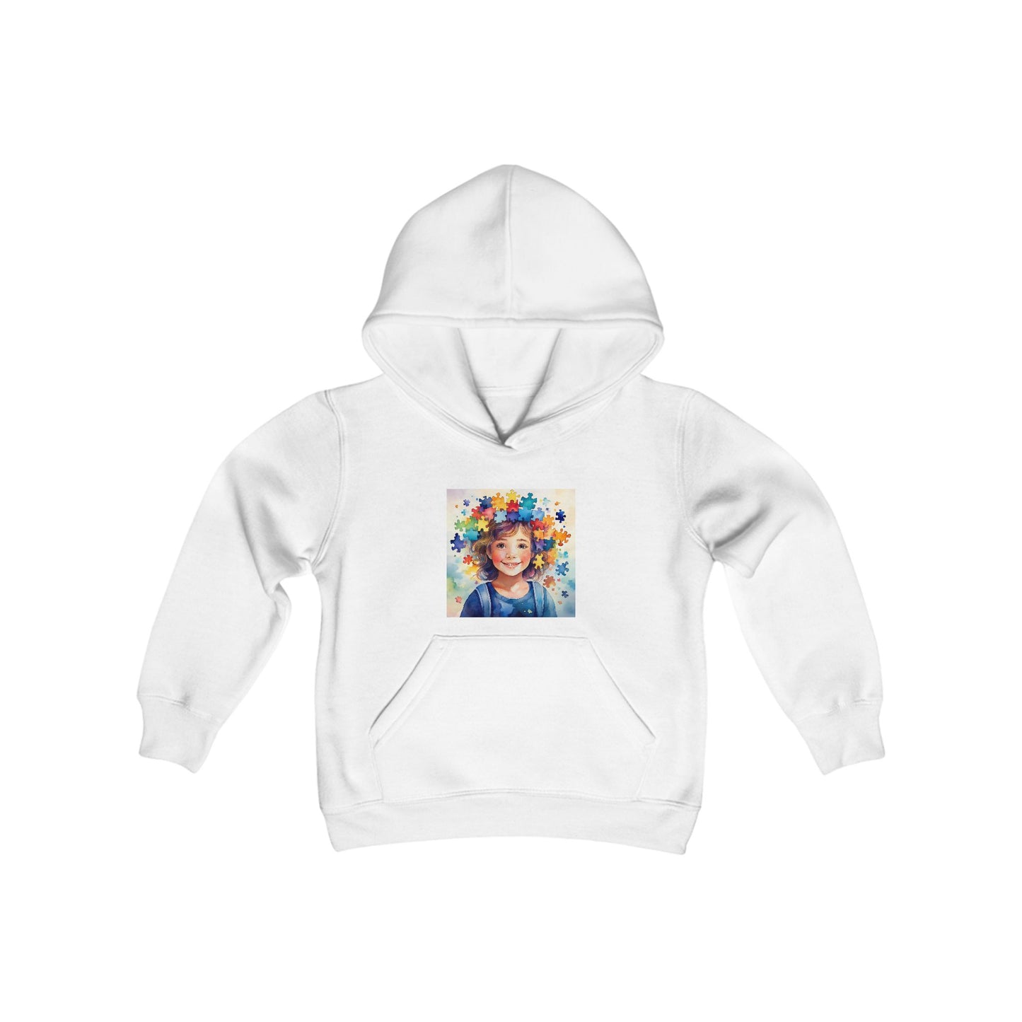 Hoodie Enfants "Les Couleurs de l'Esprit" - Youth Heavy Blend Hooded Sweatshirt