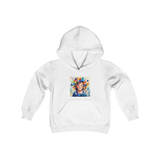 Hoodie Enfants "Les Couleurs de l'Esprit" - Youth Heavy Blend Hooded Sweatshirt