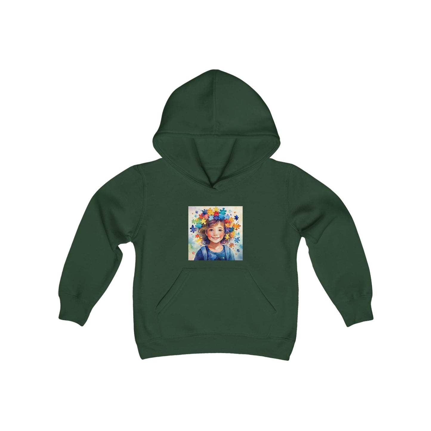 Hoodie Enfants "Les Couleurs de l'Esprit" - Youth Heavy Blend Hooded Sweatshirt