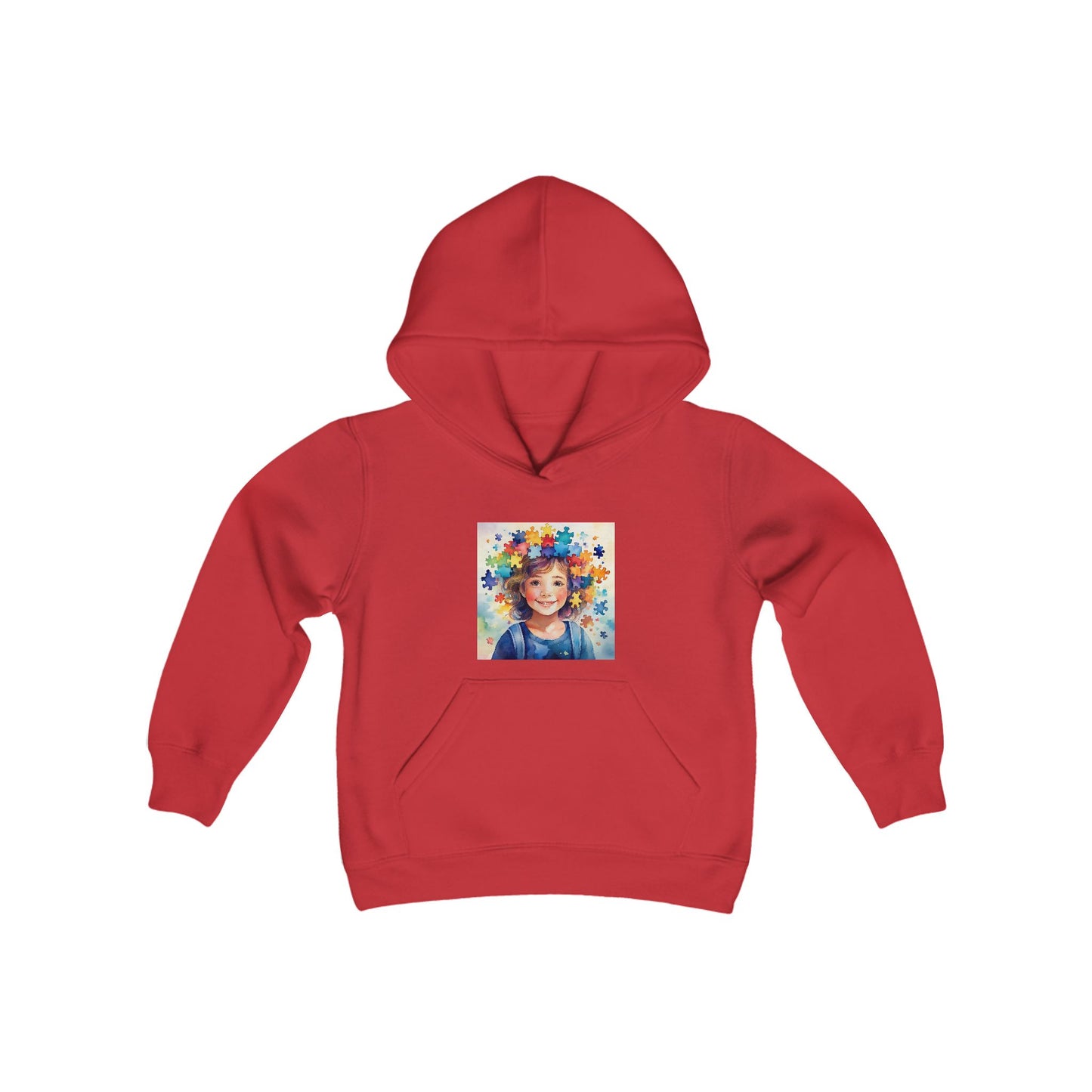 Hoodie Enfants "Les Couleurs de l'Esprit" - Youth Heavy Blend Hooded Sweatshirt