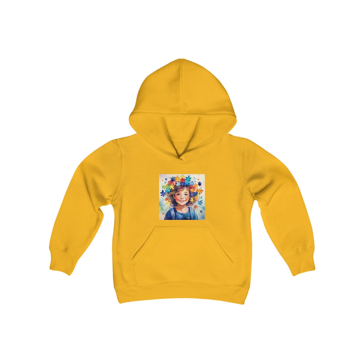 Hoodie Enfants "Les Couleurs de l'Esprit" - Youth Heavy Blend Hooded Sweatshirt