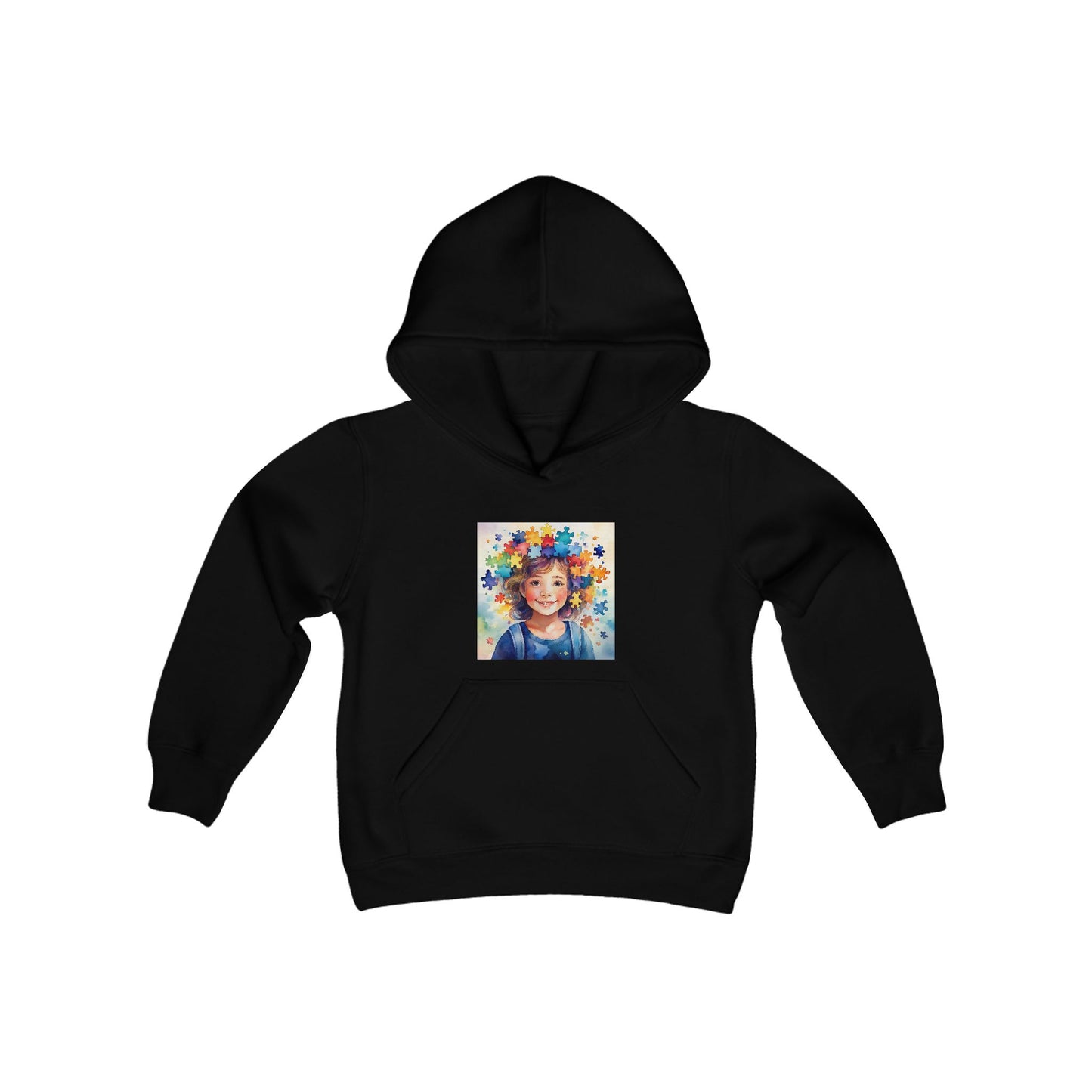 Hoodie Enfants "Les Couleurs de l'Esprit" - Youth Heavy Blend Hooded Sweatshirt