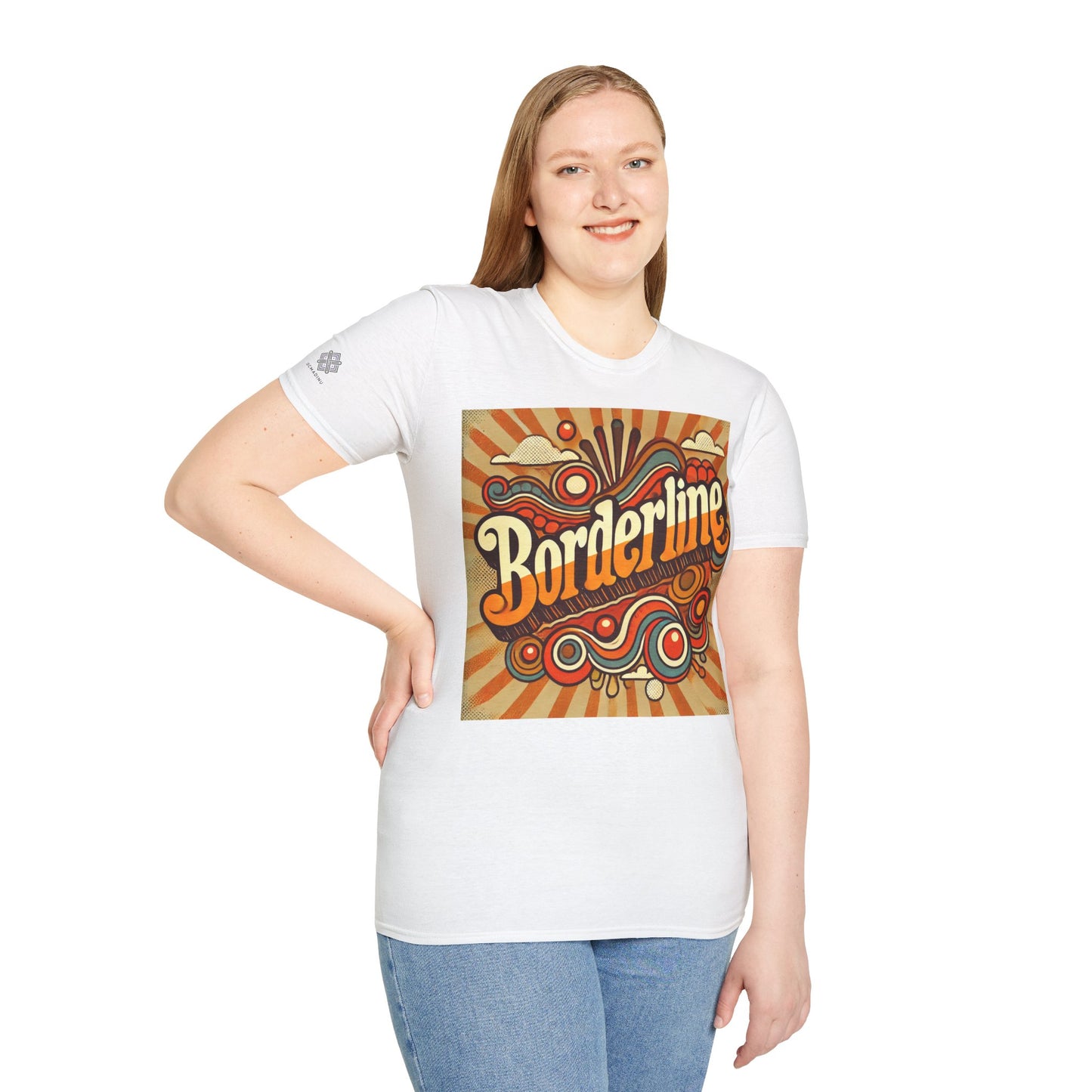 Borderline T-Shirt 70s  - Unisex Softstyle T-Shirt