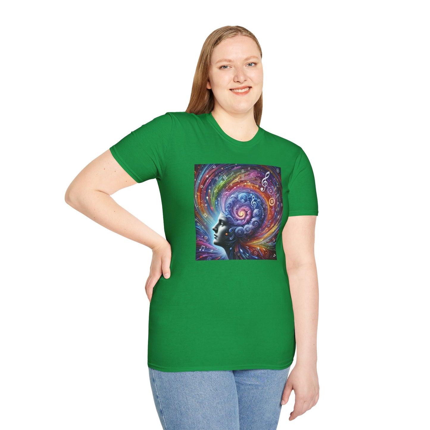 T-shirt "Vortex de pensées" HIP/Gifted - Unisex Softstyle T-Shirt