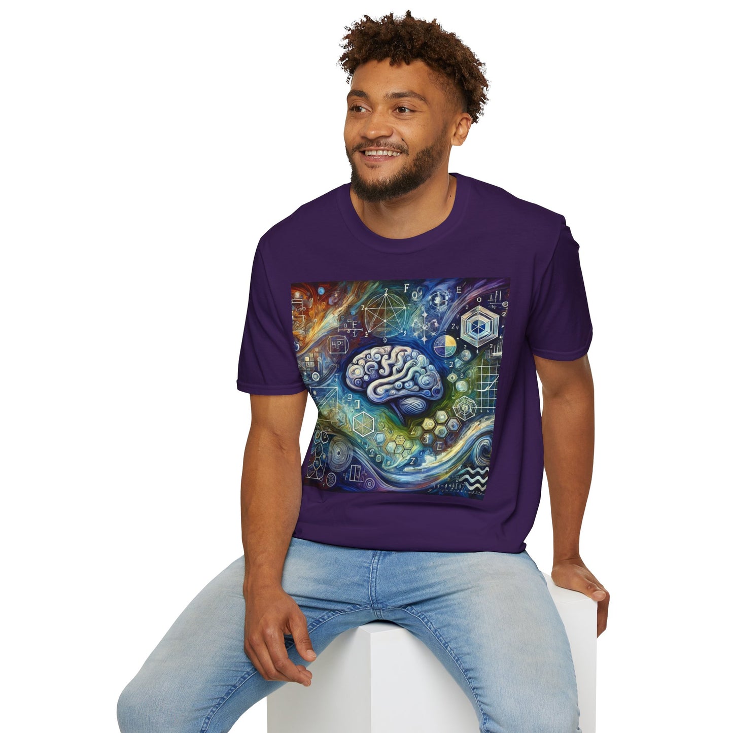 t-shirt "The brain " HPI / Gifted - Unisex Softstyle T-Shirt