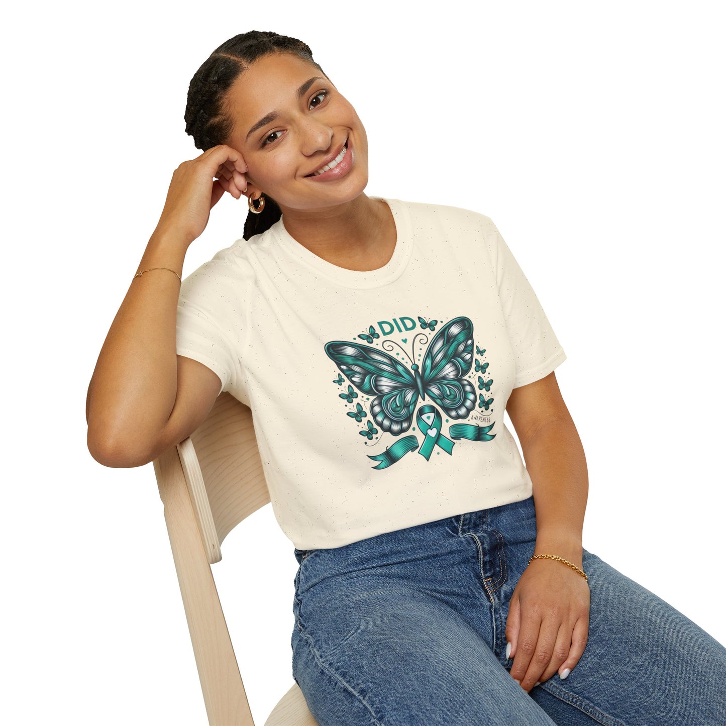 T-shirt "Butterfly" TDI/DID - Unisex Softstyle T-Shirt