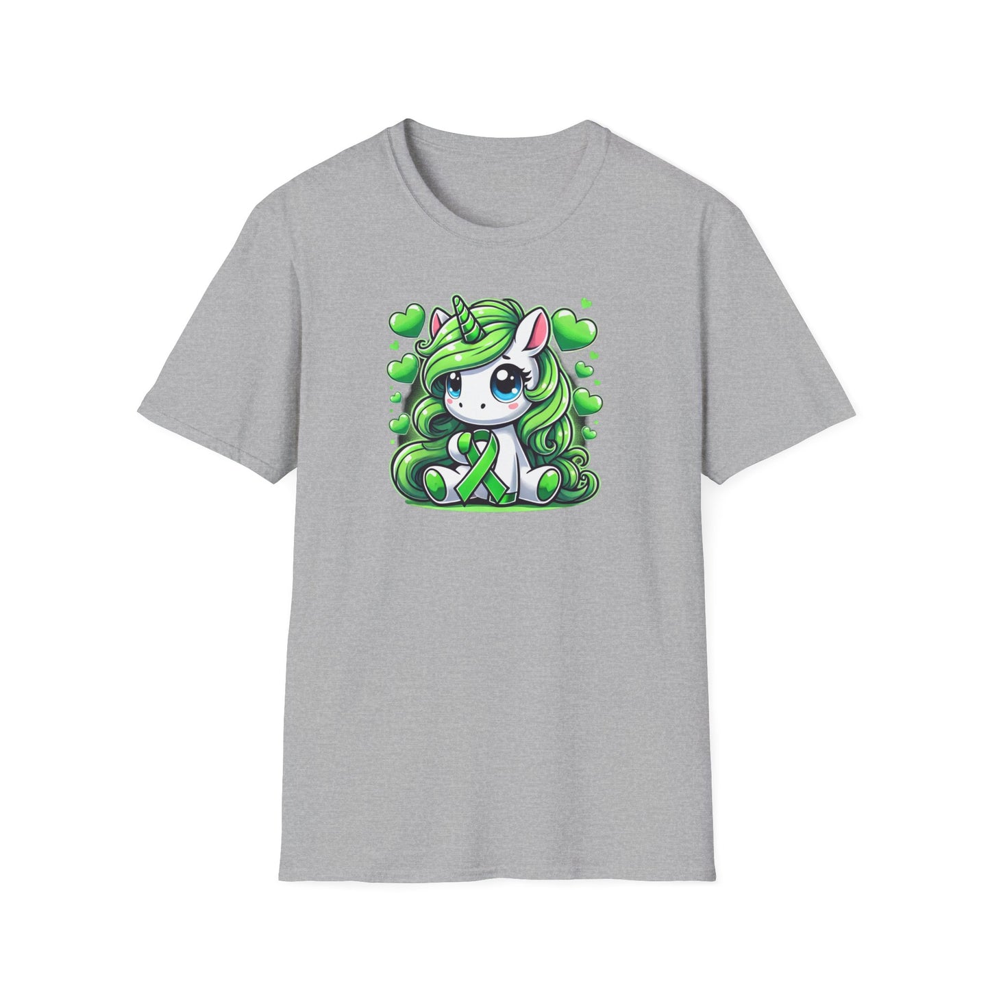 T-shirt "Licorne Ruban Bipolaire" - Unisex Softstyle T-Shirt