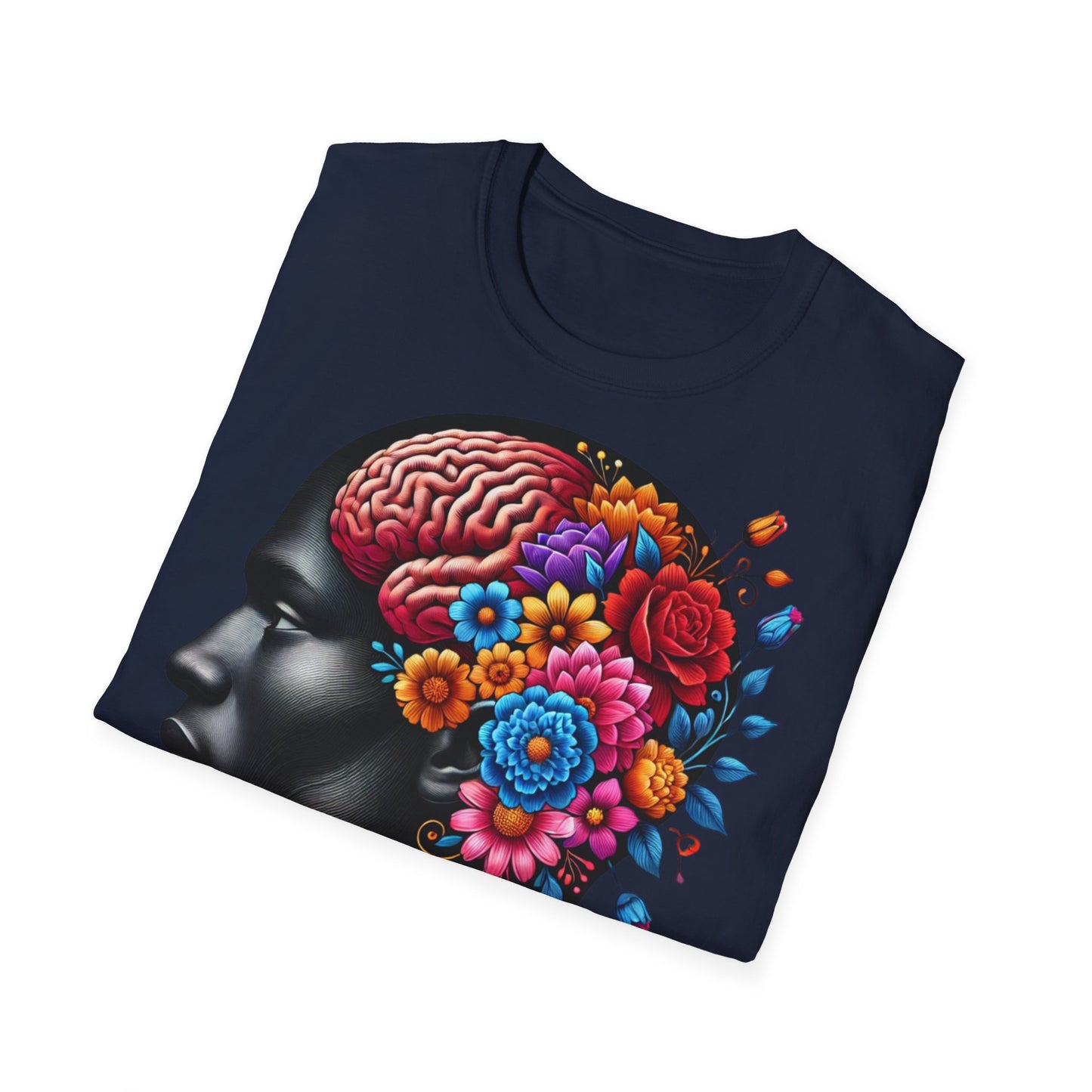 Homme Black Neurodiversity - Unisex Softstyle T-Shirt