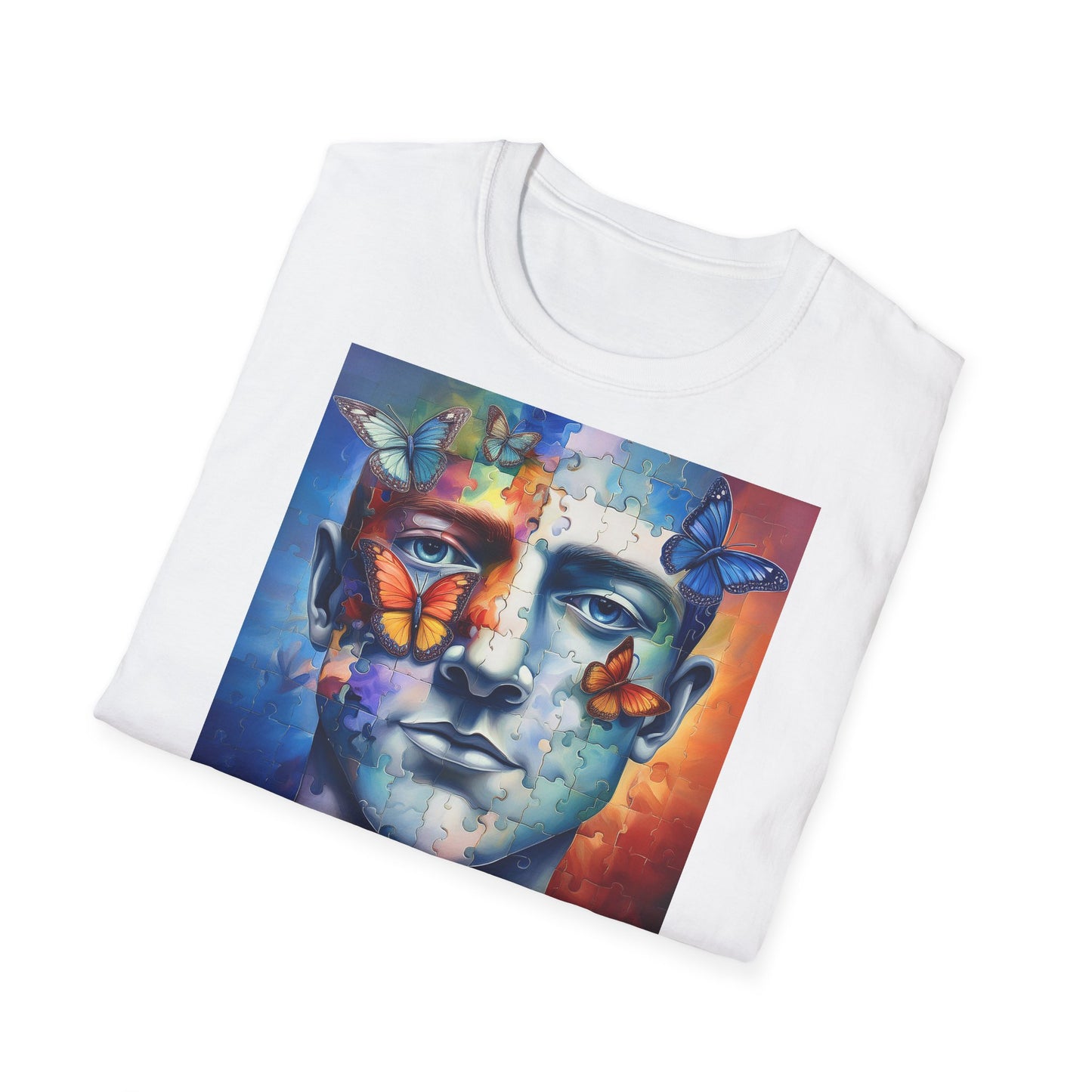 T-shirt "Puzzle de l’Âme" - Unisex Softstyle T-Shirt