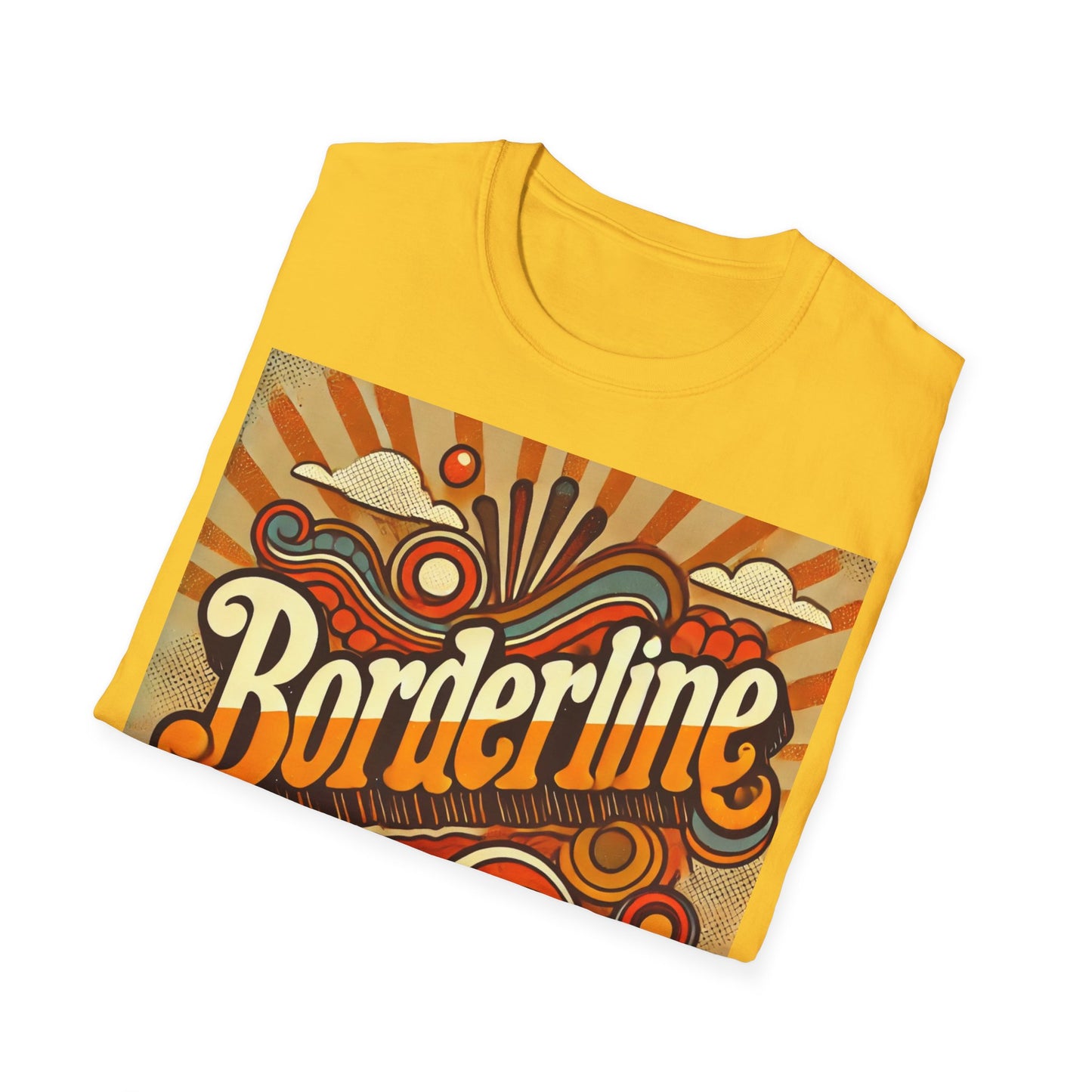 Borderline T-Shirt 70s  - Unisex Softstyle T-Shirt