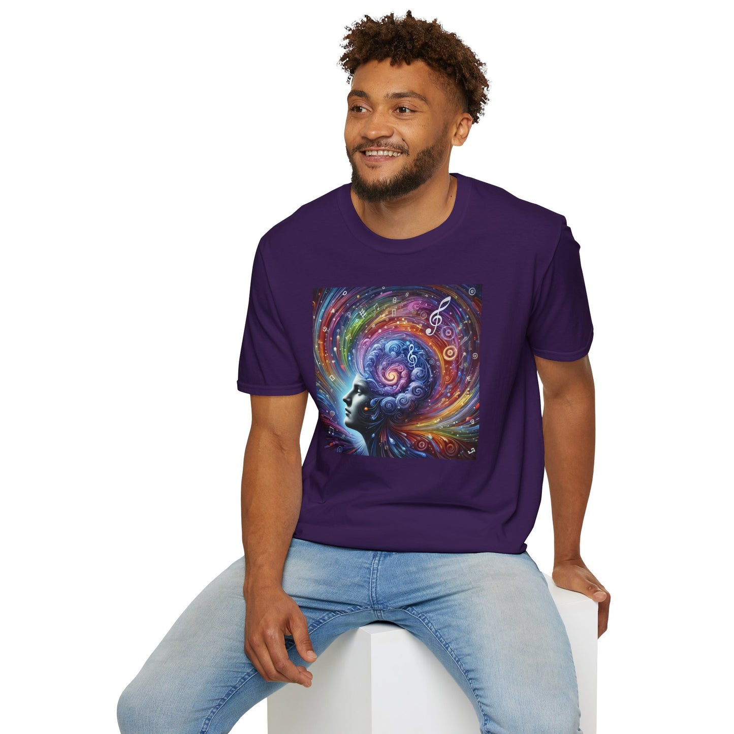 T-shirt "Vortex de pensées" HIP/Gifted - Unisex Softstyle T-Shirt