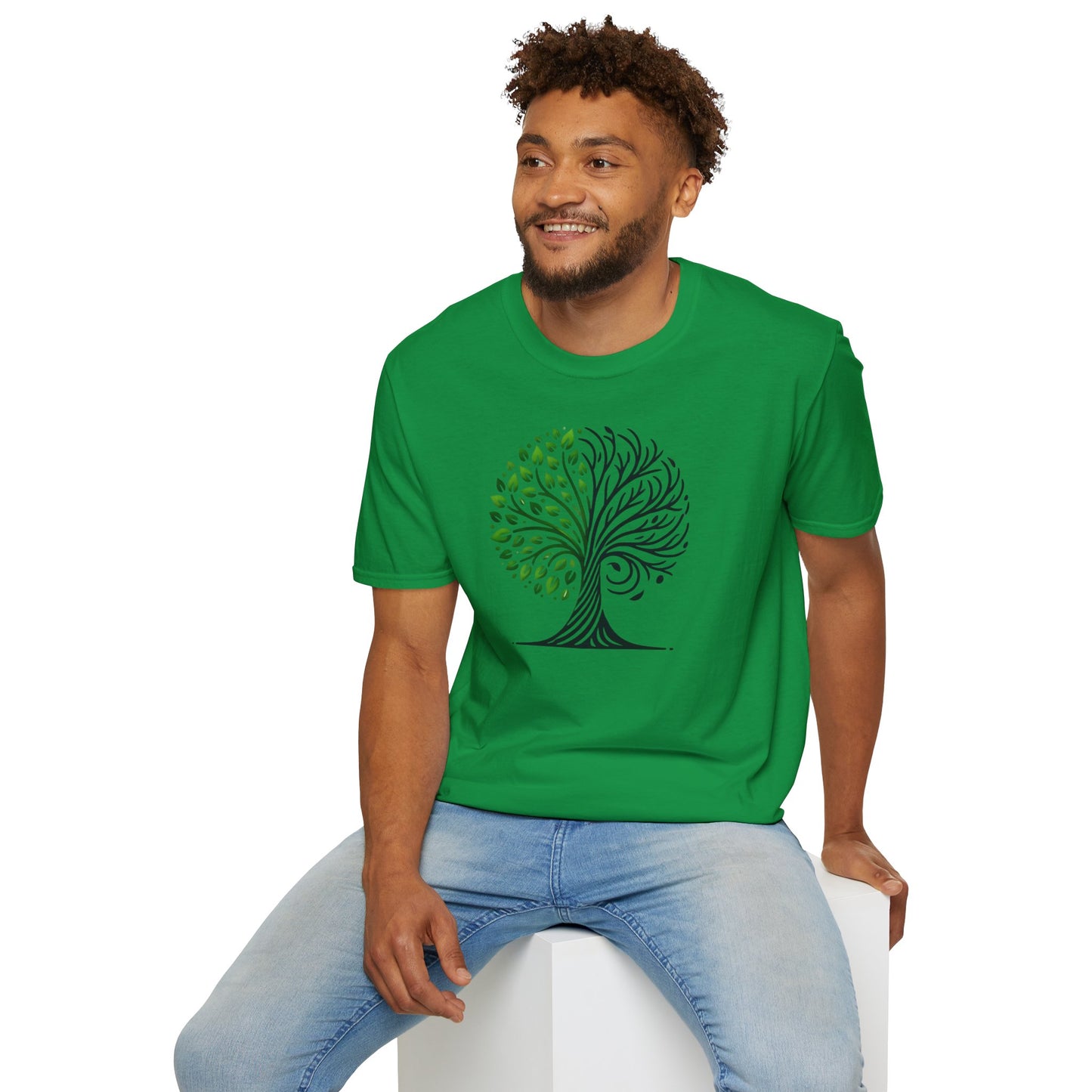 t-shirt "Symbole de l'arbre bipolaire" -Unisex Softstyle T-Shirt