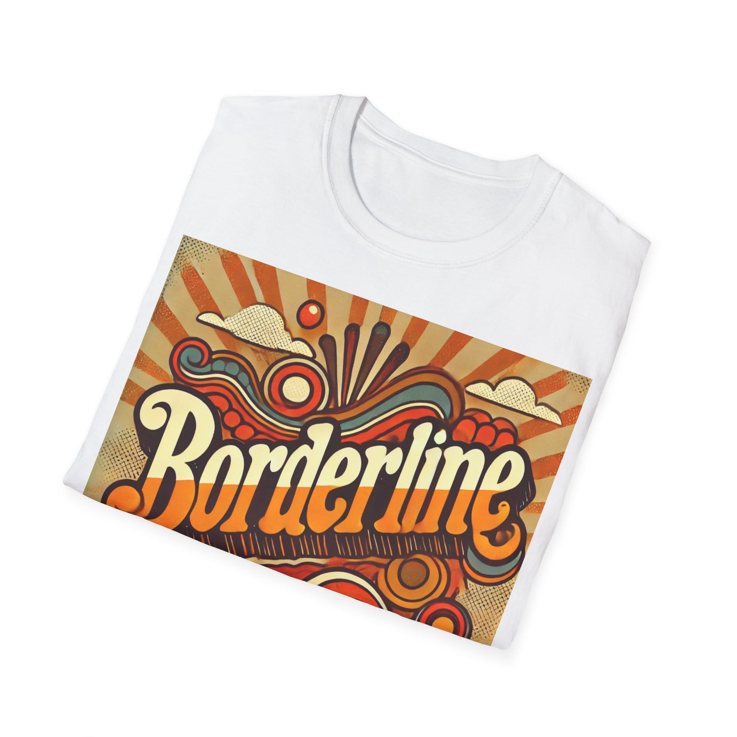 Borderline T-Shirt 70s  - Unisex Softstyle T-Shirt