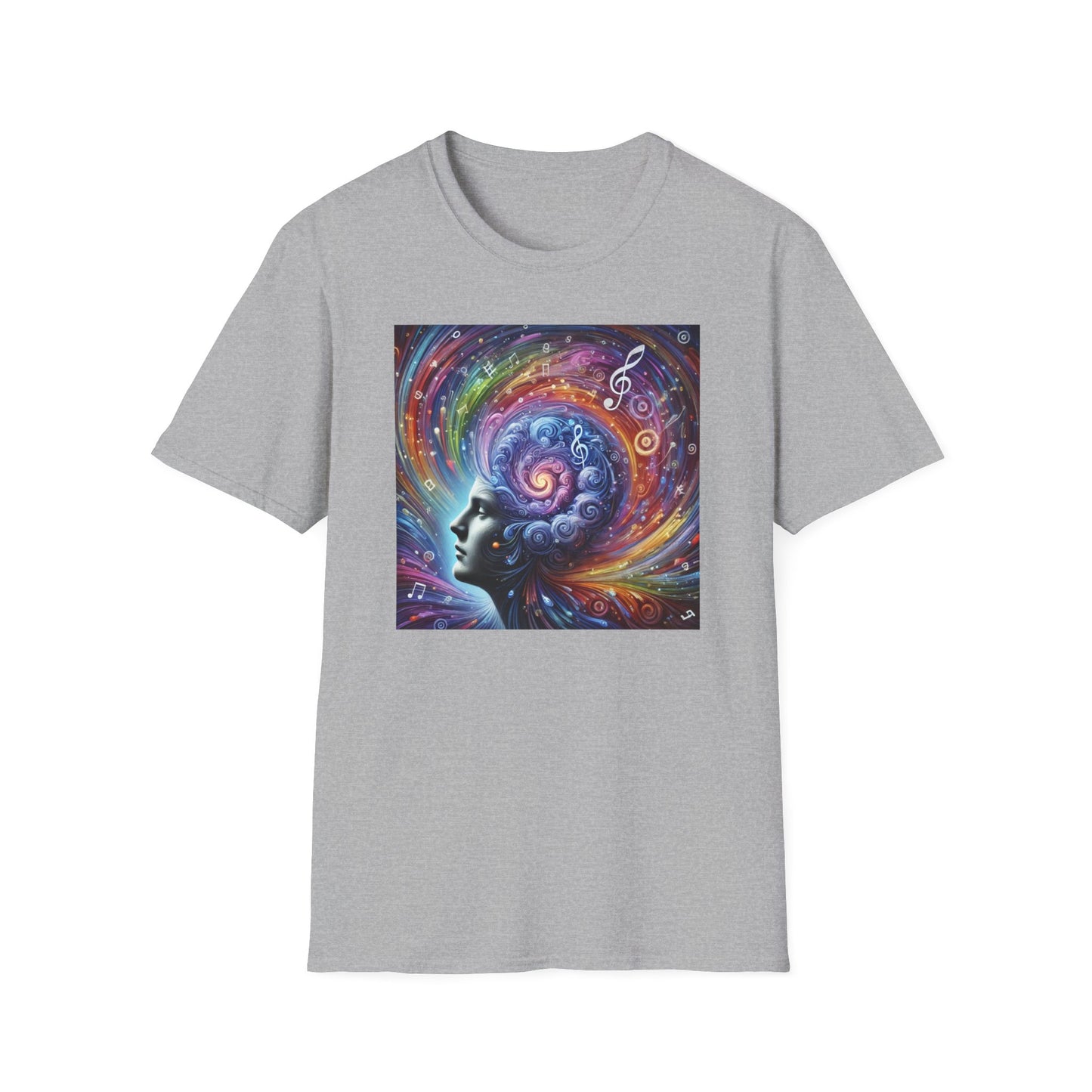 T-shirt "Vortex de pensées" HIP/Gifted - Unisex Softstyle T-Shirt