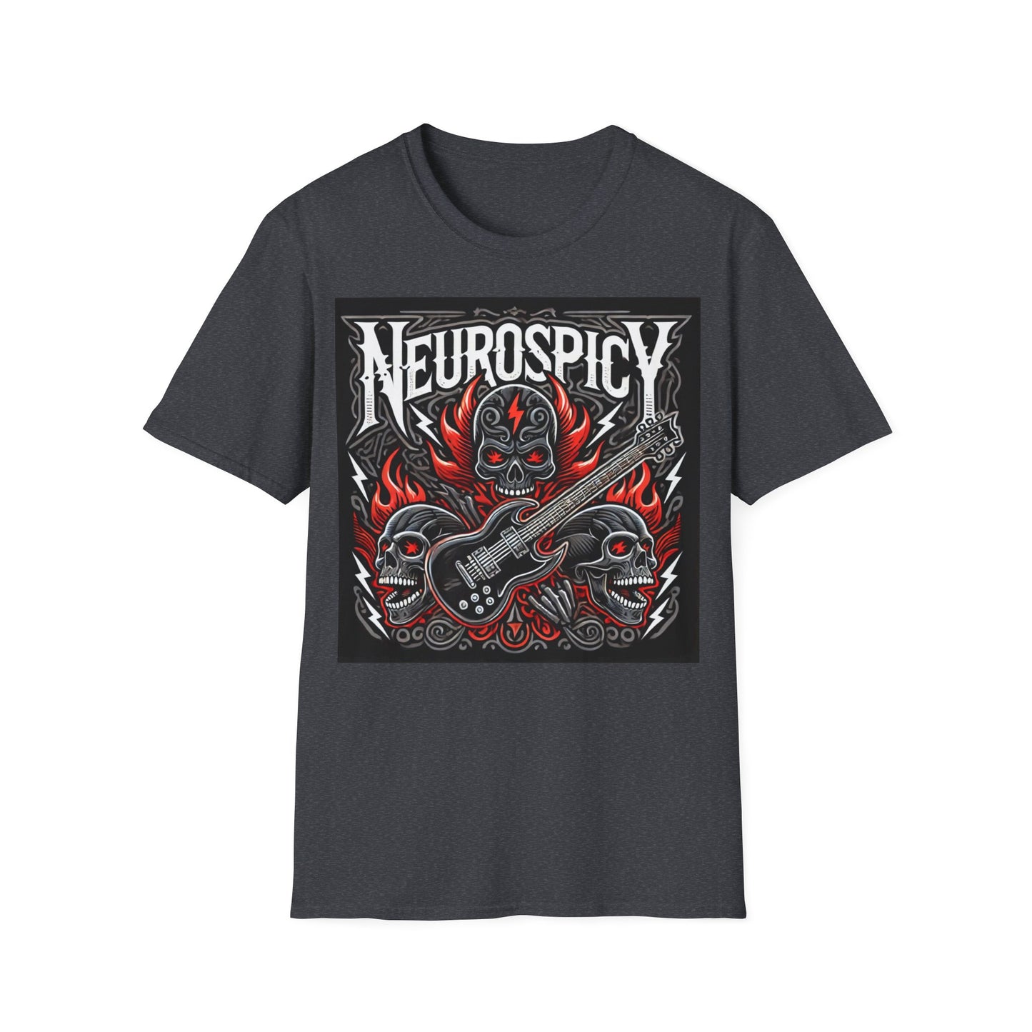 T-shirt "Metal Neurospicy" - Unisex Softstyle T-Shirt