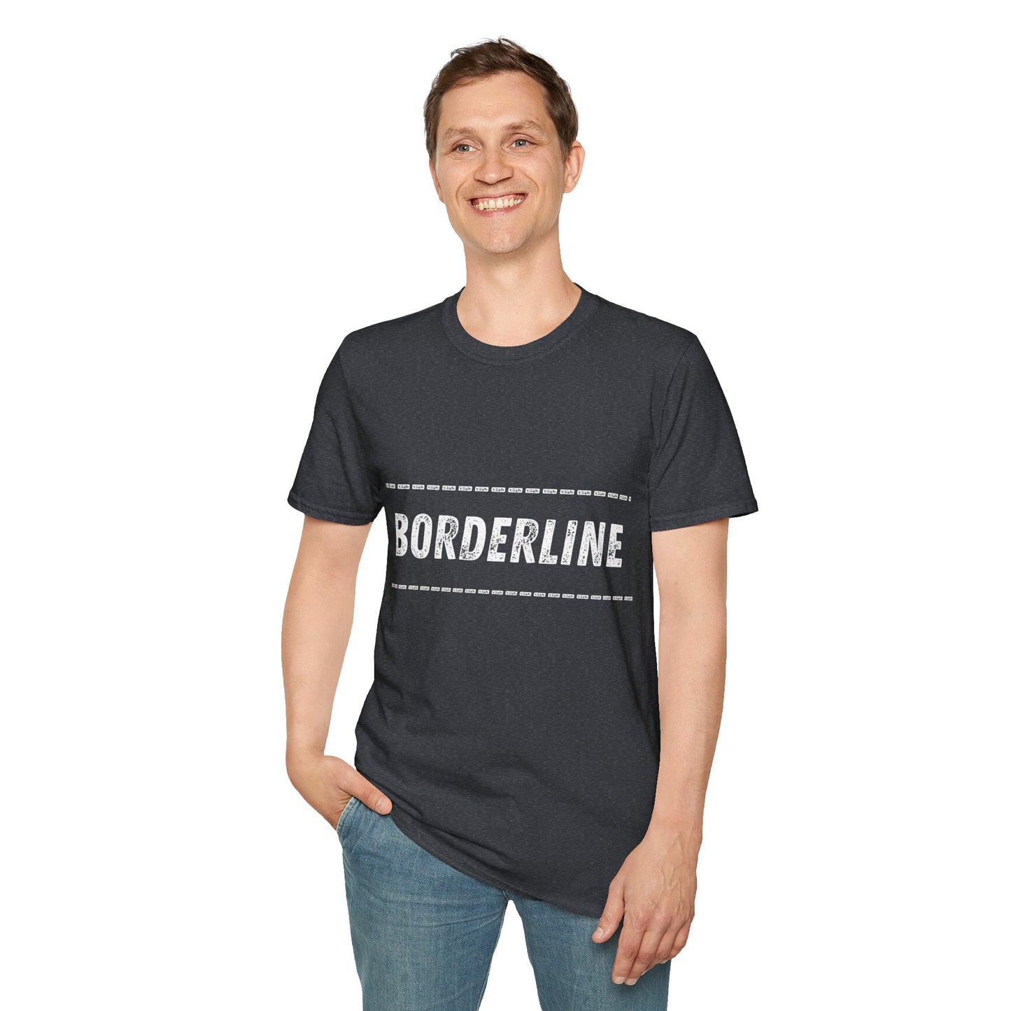 T-shirt "Borderline" - Unisex Softstyle T-Shirt