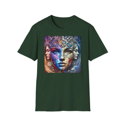 T-shirt " Mosaïque Mentale" TDI/DID - Unisex Softstyle T-Shirt