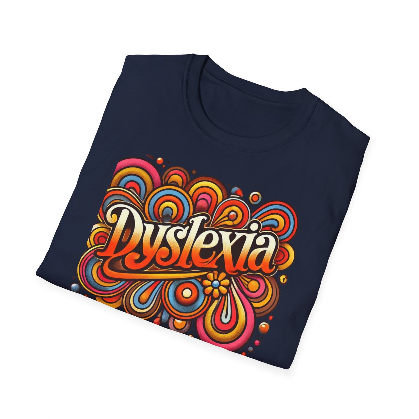 T-Shirt Dyslexia 70s -Unisex Softstyle T-Shirt