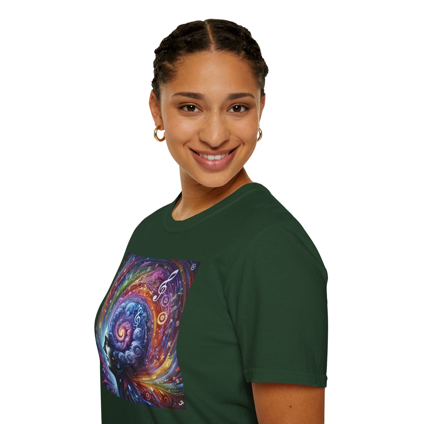 T-shirt "Vortex de pensées" HIP/Gifted - Unisex Softstyle T-Shirt