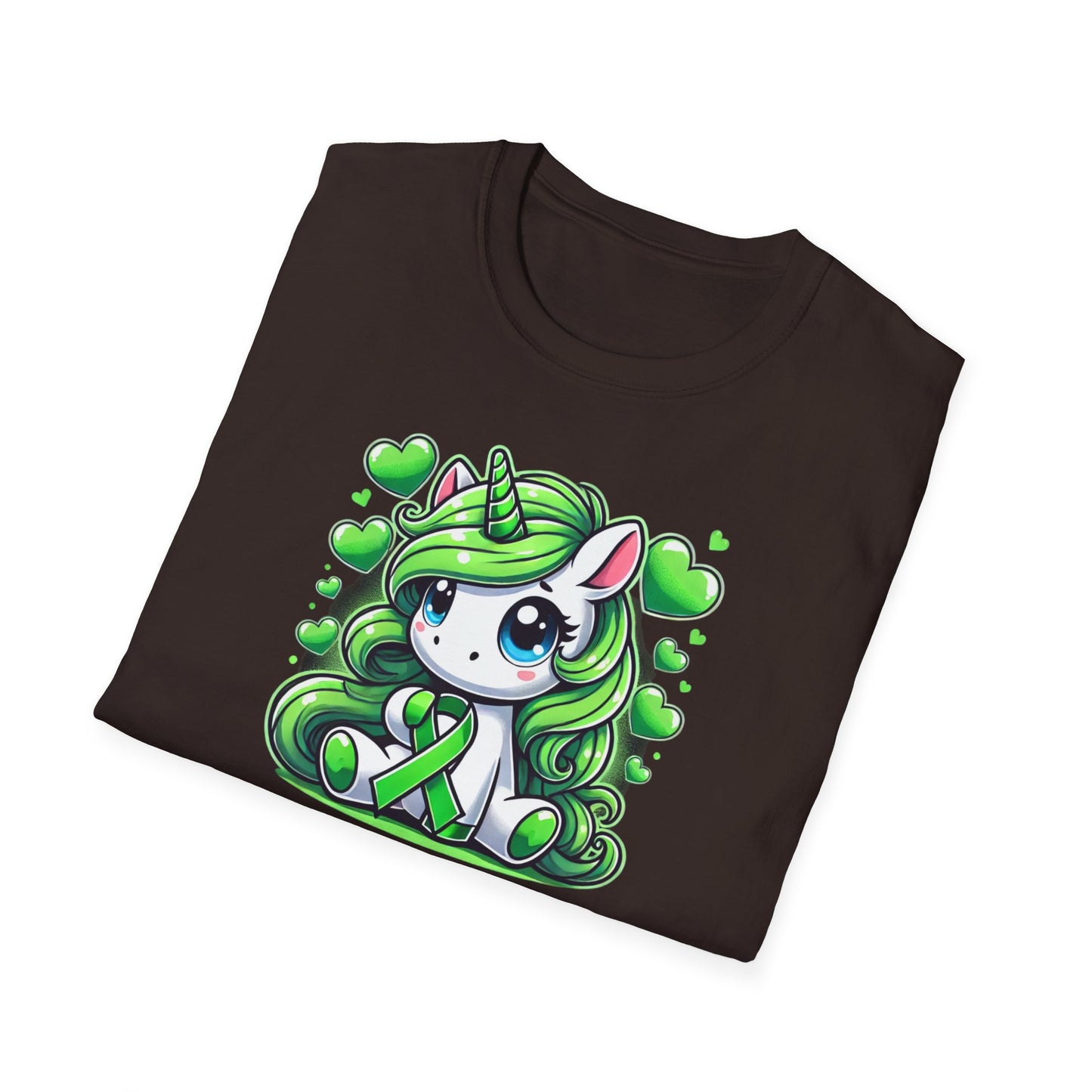 T-shirt "Licorne Ruban Bipolaire" - Unisex Softstyle T-Shirt