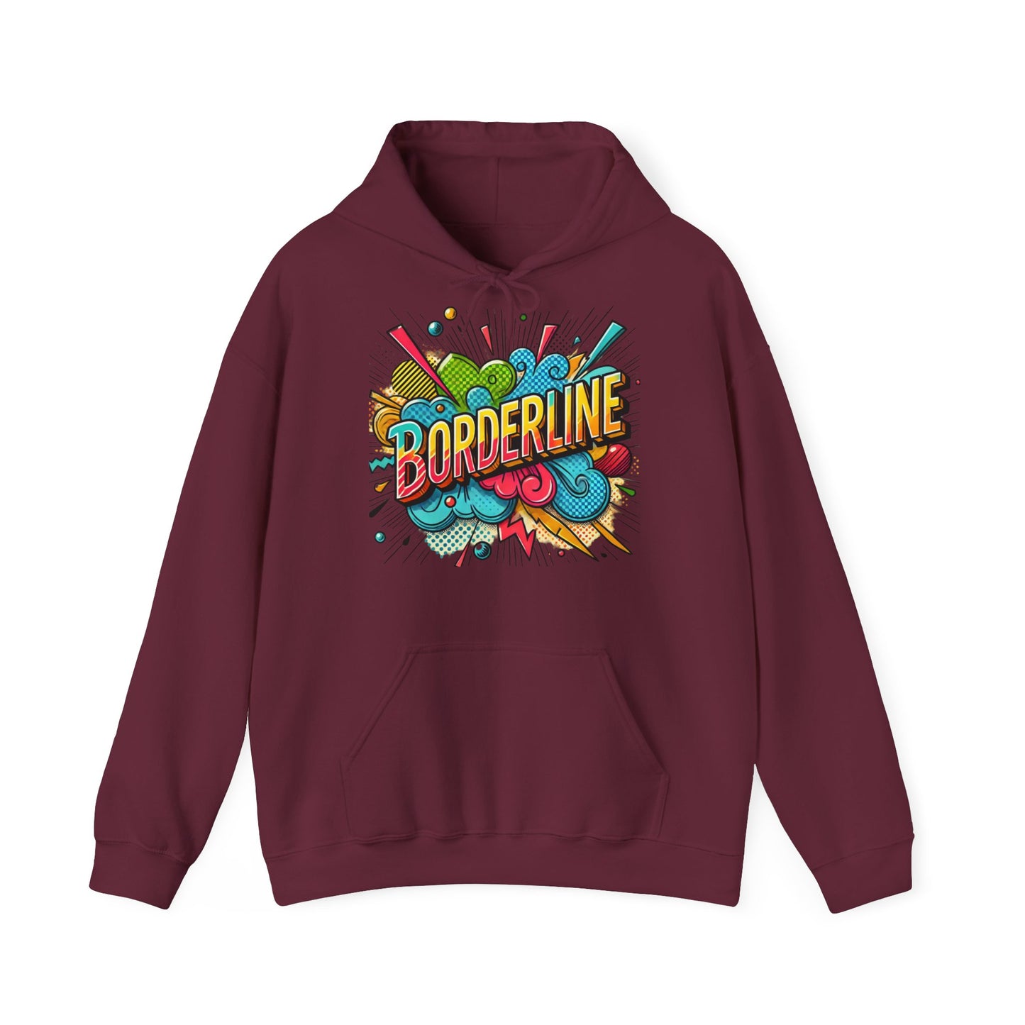 Hoodie " Borderline Kaboom" - Unisex Heavy Blend™ Hooded Sweatshirt