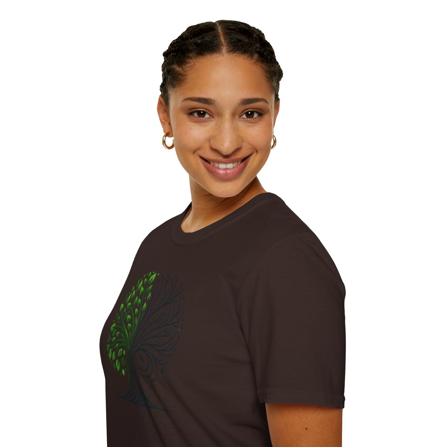 t-shirt "Symbole de l'arbre bipolaire" -Unisex Softstyle T-Shirt