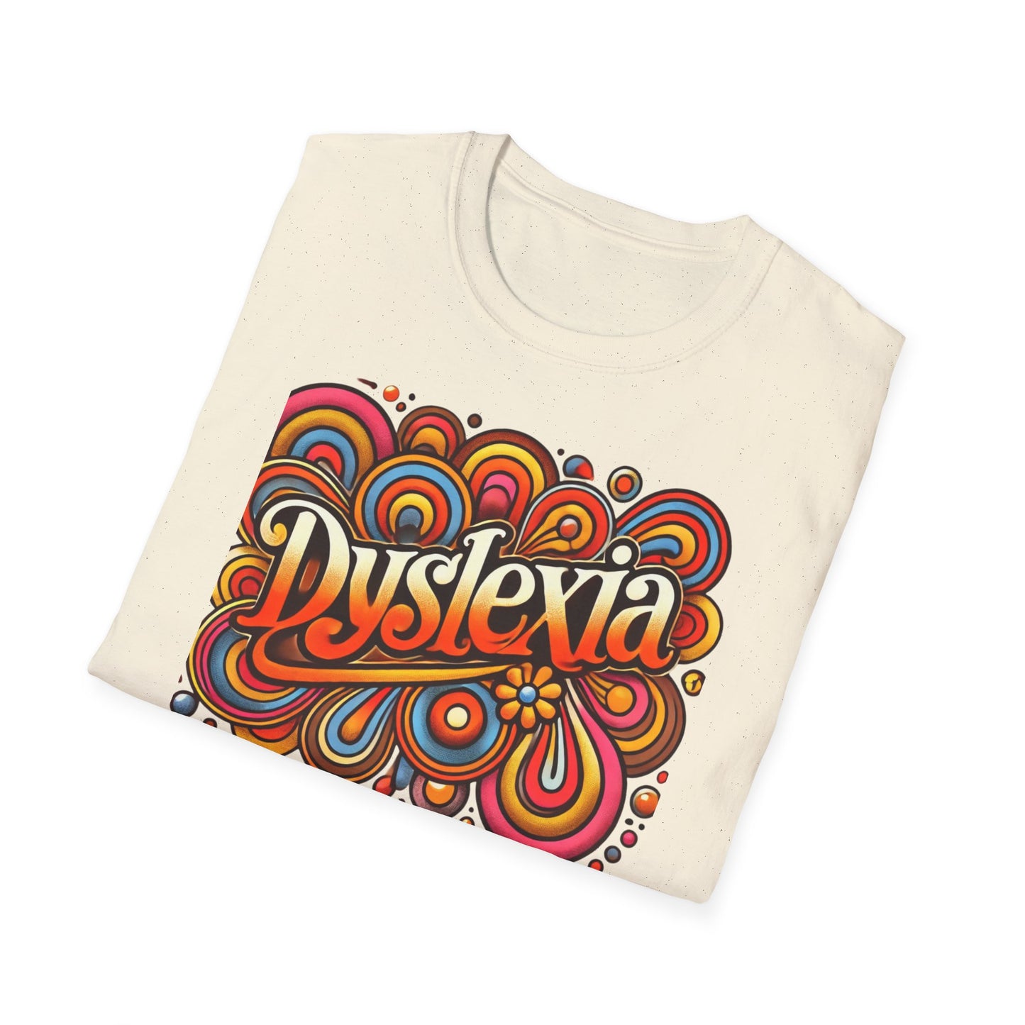 T-Shirt Dyslexia 70s -Unisex Softstyle T-Shirt