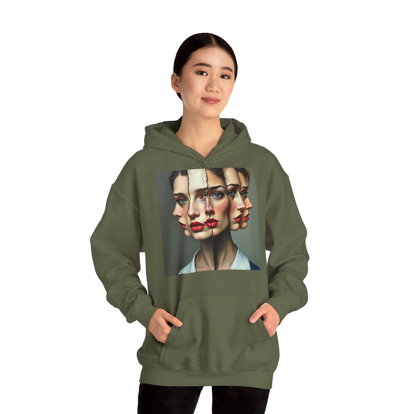 Hoodie "Reflets Fragmentés" - Unisex Heavy Blend™ Hooded Sweatshirt