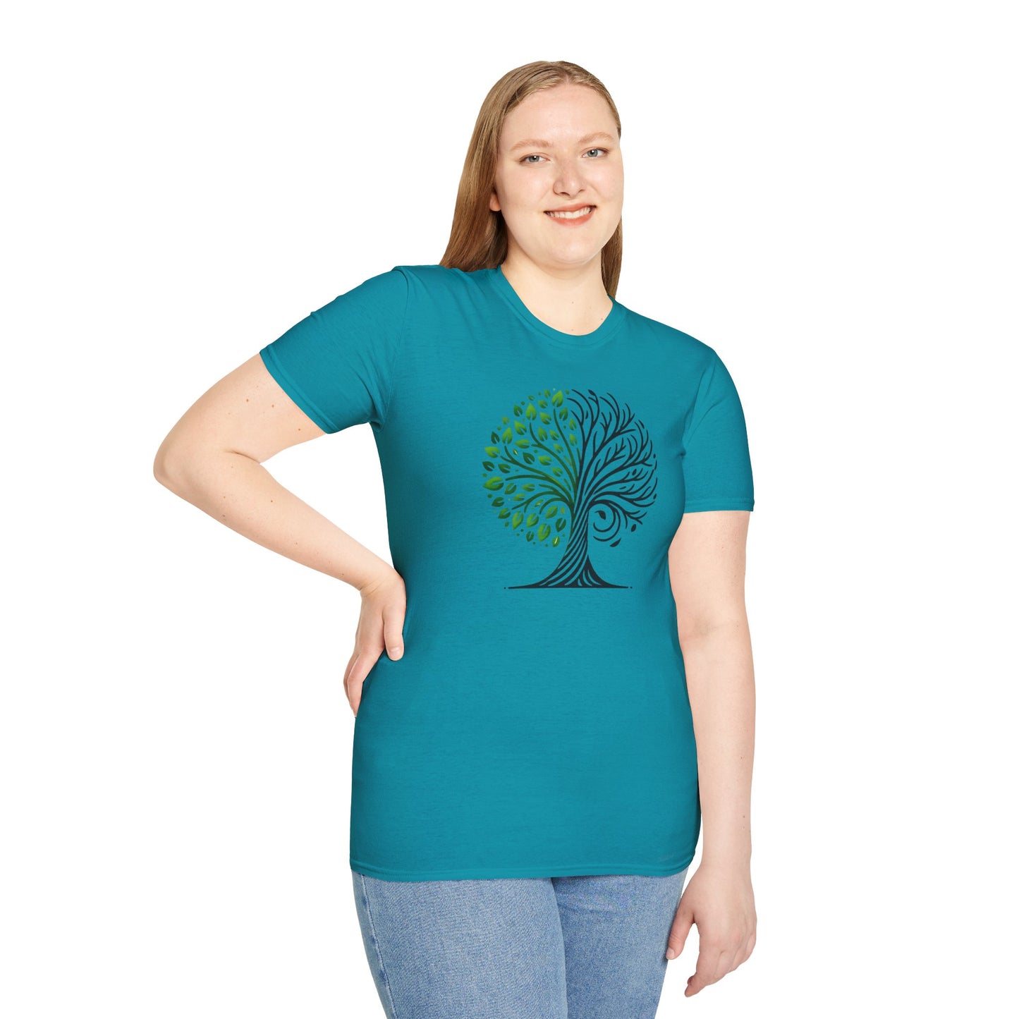 t-shirt "Symbole de l'arbre bipolaire" -Unisex Softstyle T-Shirt