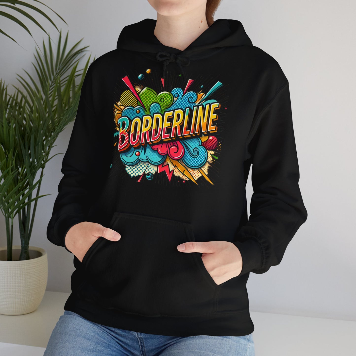 Hoodie " Borderline Kaboom" - Unisex Heavy Blend™ Hooded Sweatshirt