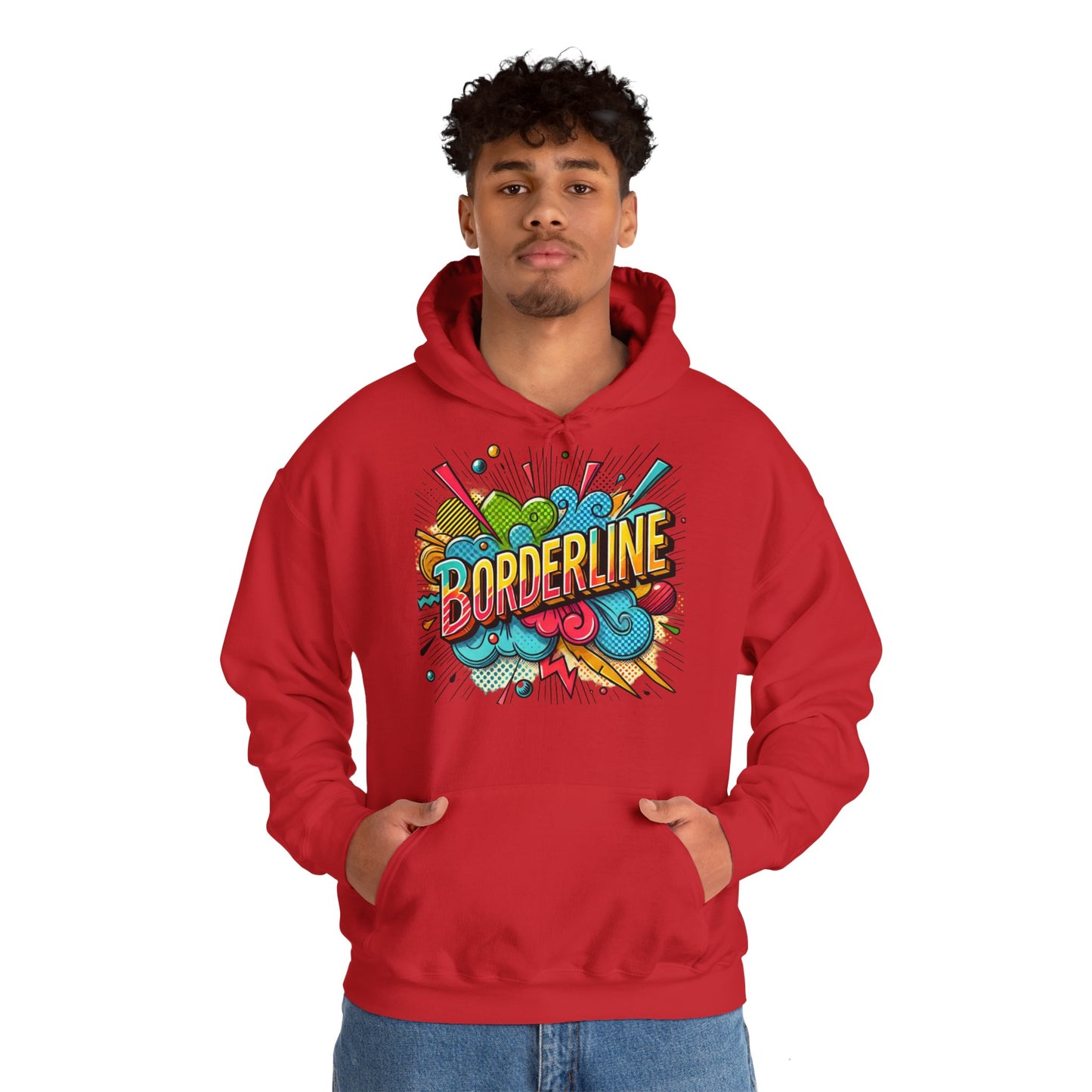 Hoodie " Borderline Kaboom" - Unisex Heavy Blend™ Hooded Sweatshirt