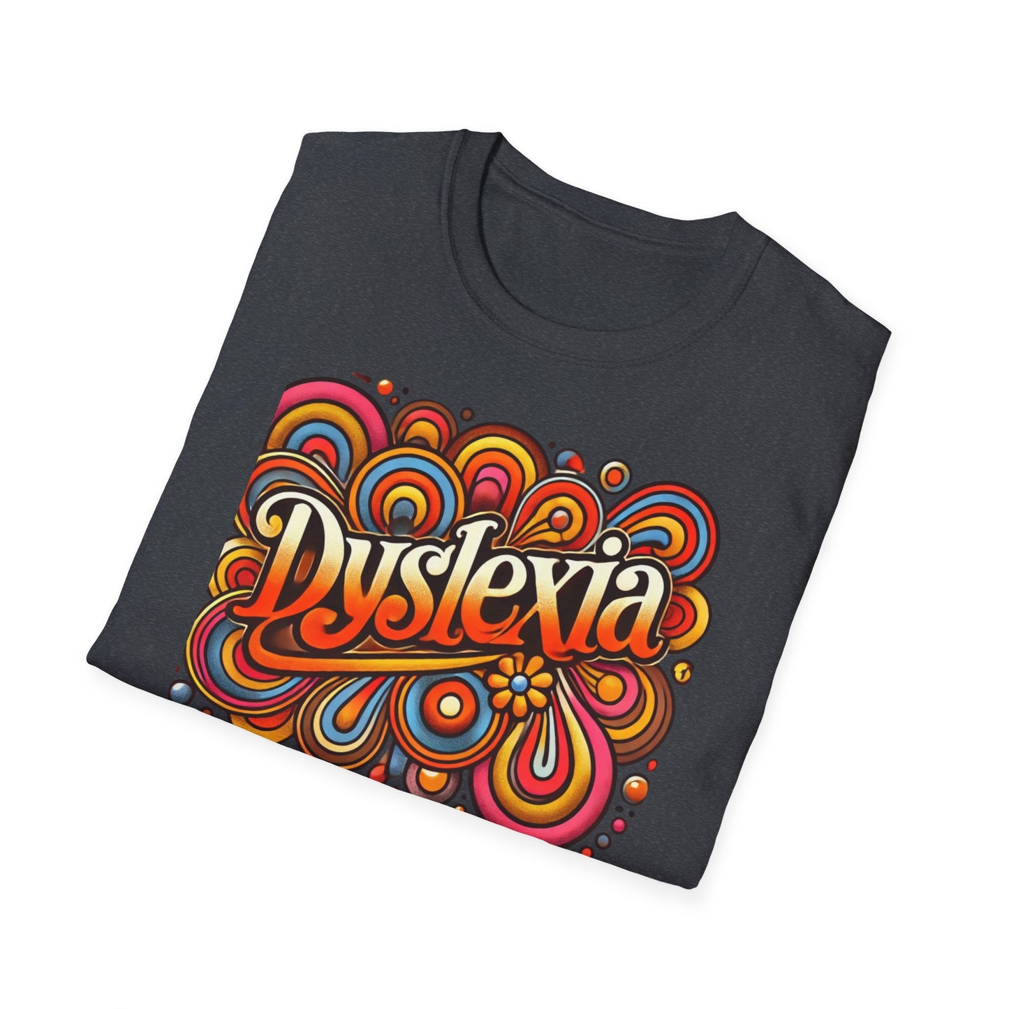 T-Shirt Dyslexia 70s -Unisex Softstyle T-Shirt